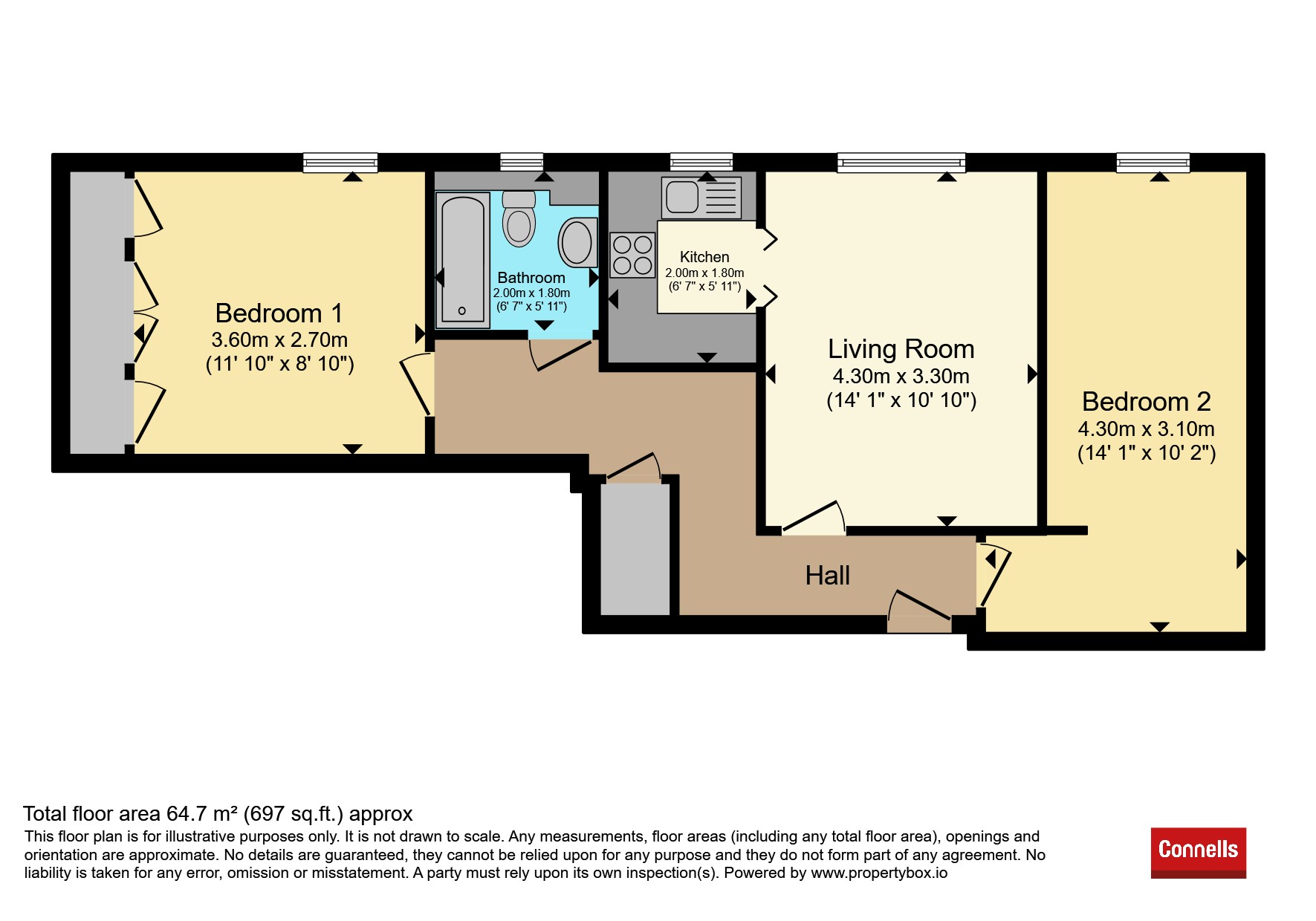 40, Hamilton Court, Leighton Buzzard floorplan