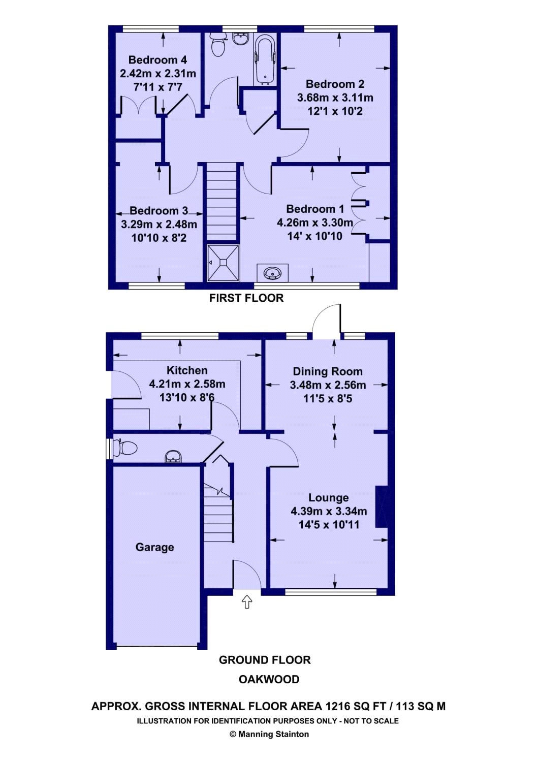 4 Bedrooms Detached house to rent in Oakwood Garth, Oakwood, Leeds LS8