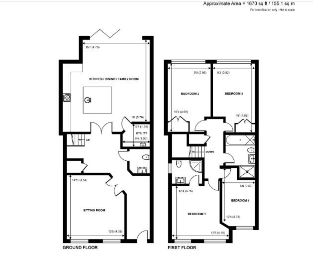1, Warrens End, Surrey floorplan