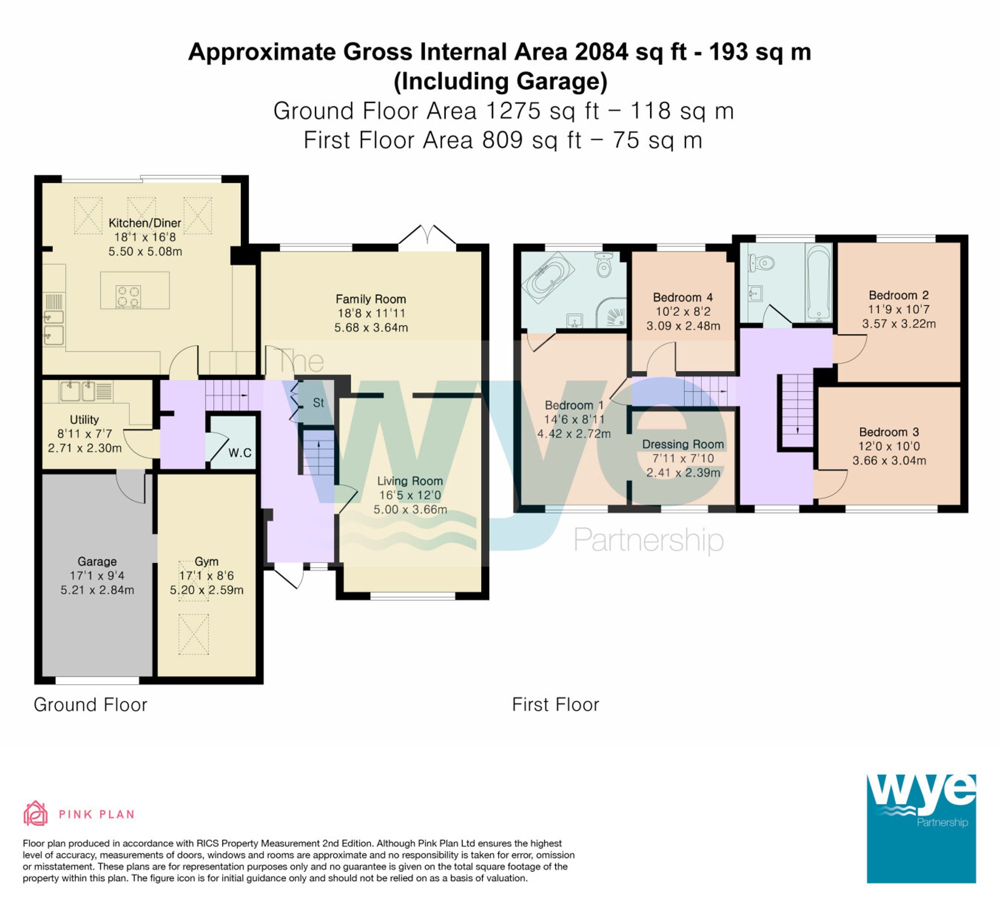 1 The Briars, High Wycombe floorplan