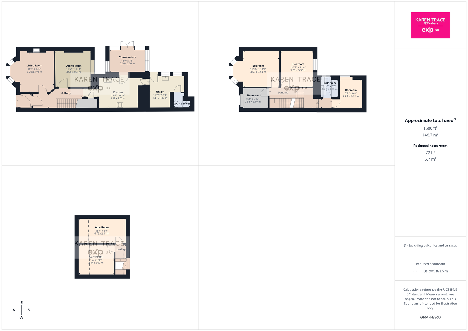 80, Alexandra Road, St. Austell floorplan