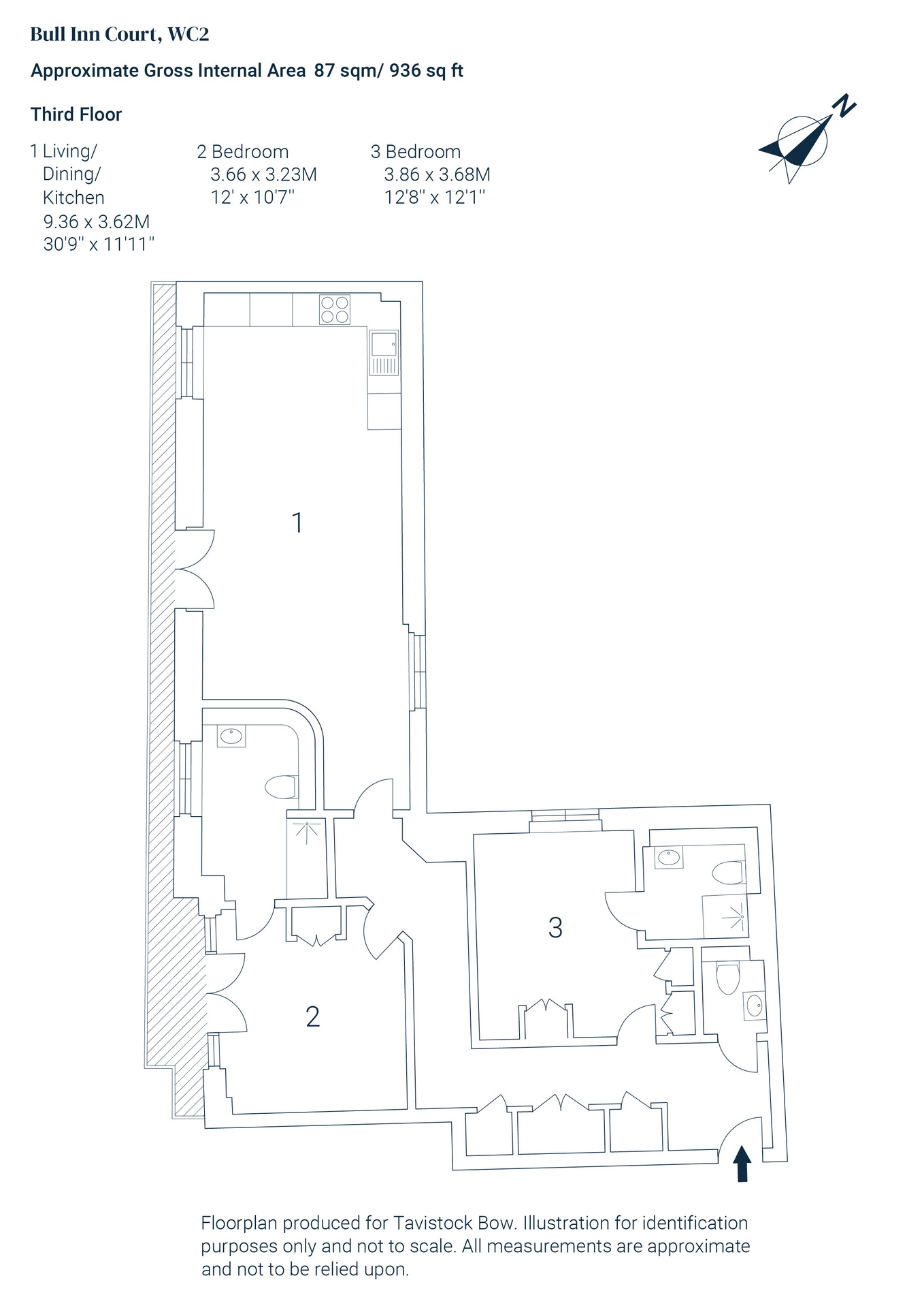 7 The Piazza Residences, 14 Bull Inn Court, Covent Garden floorplan