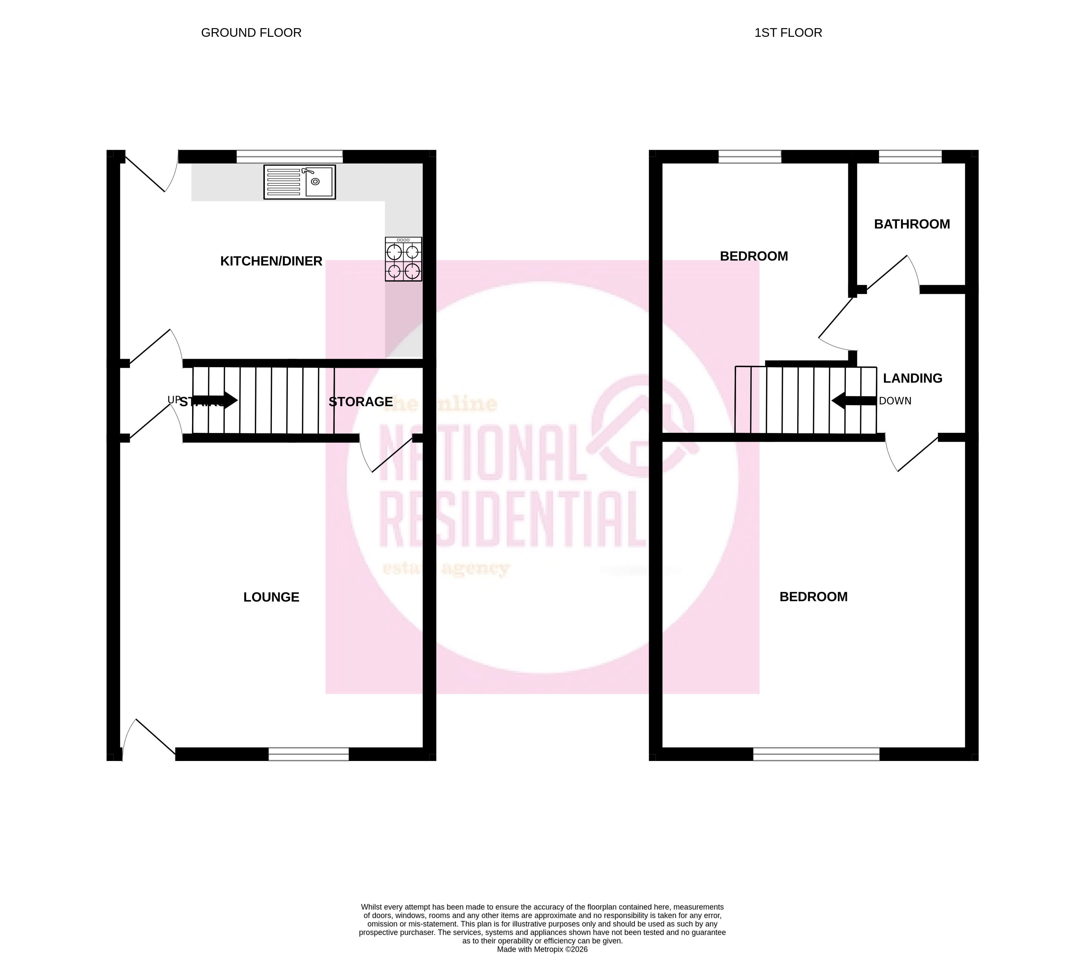 24, Moor Road, Orrell floorplan