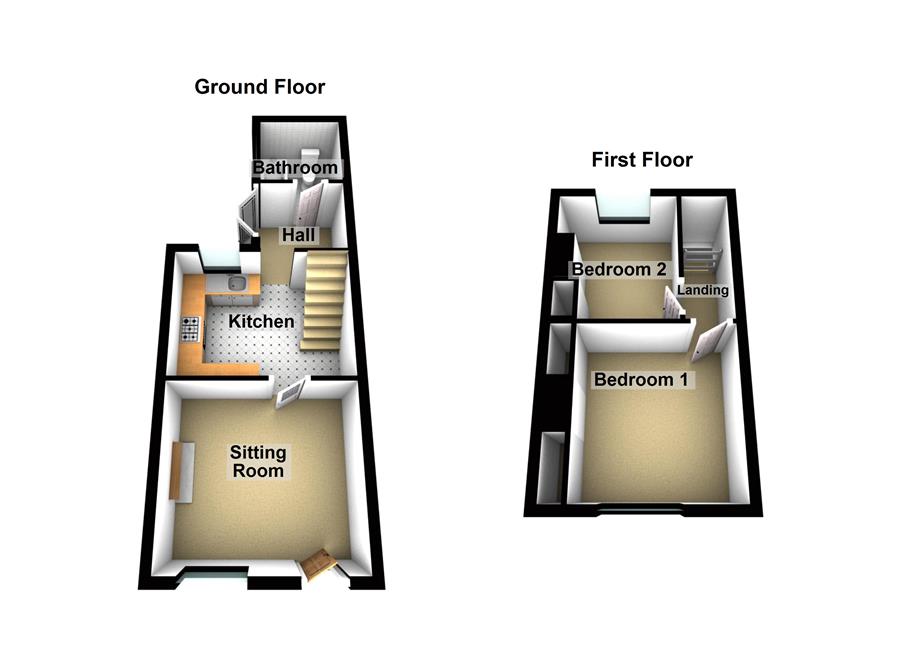 66, Church Street, Evesham floorplan