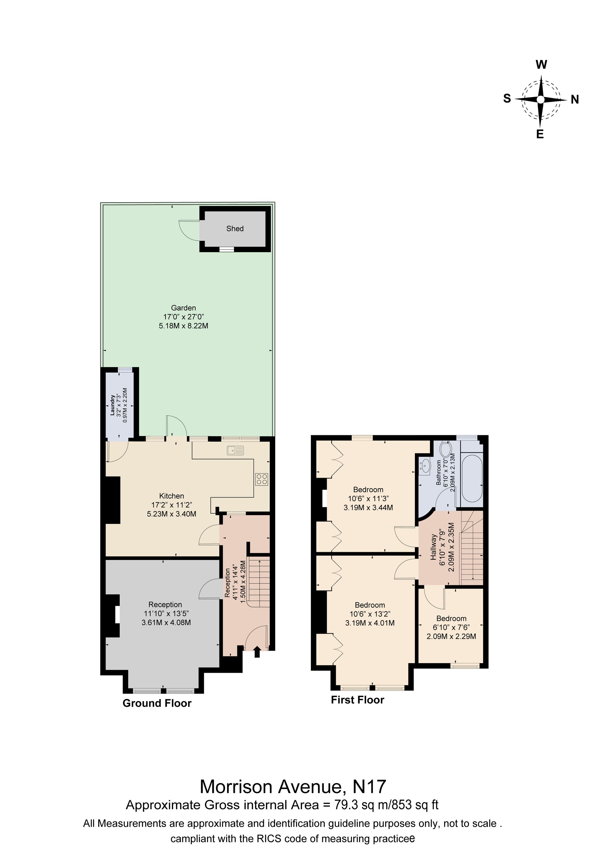 37 Morrison Avenue, London floorplan
