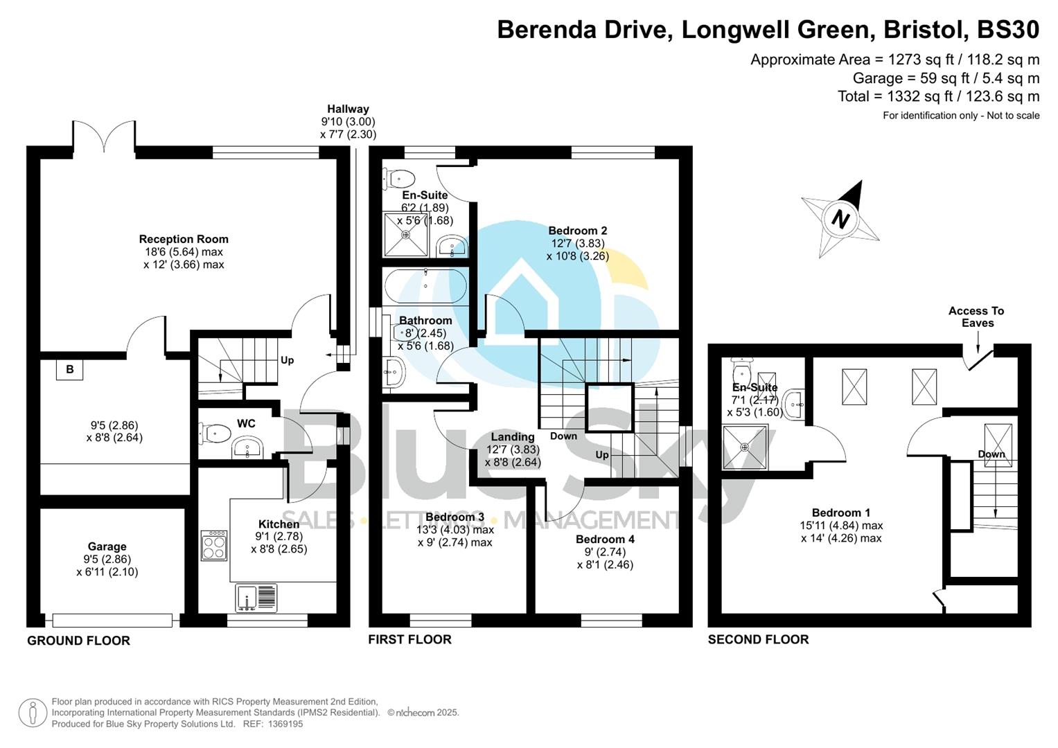 61A, Berenda Drive, Bristol floorplan