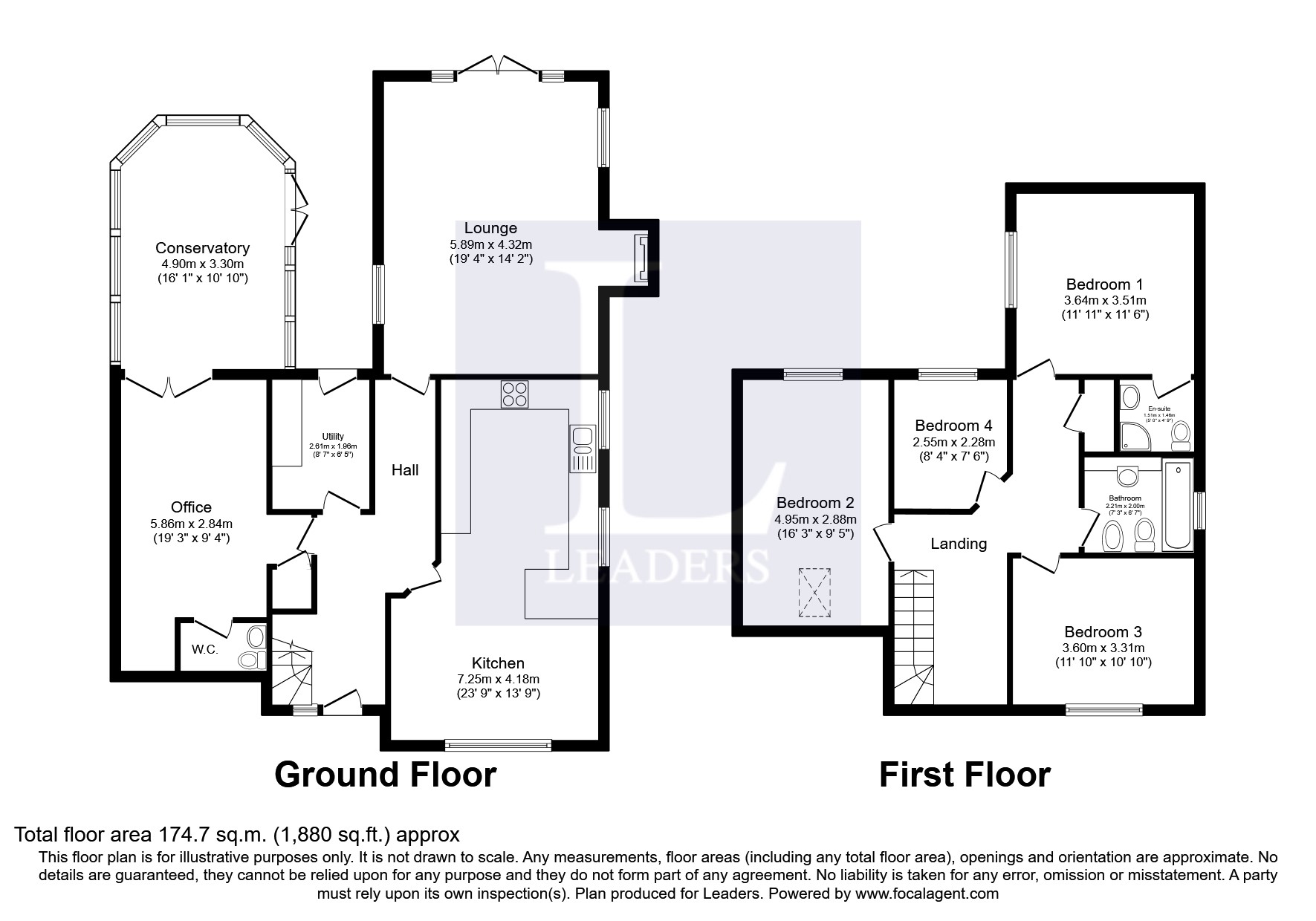 81, Hillside, Ashby Road East floorplan