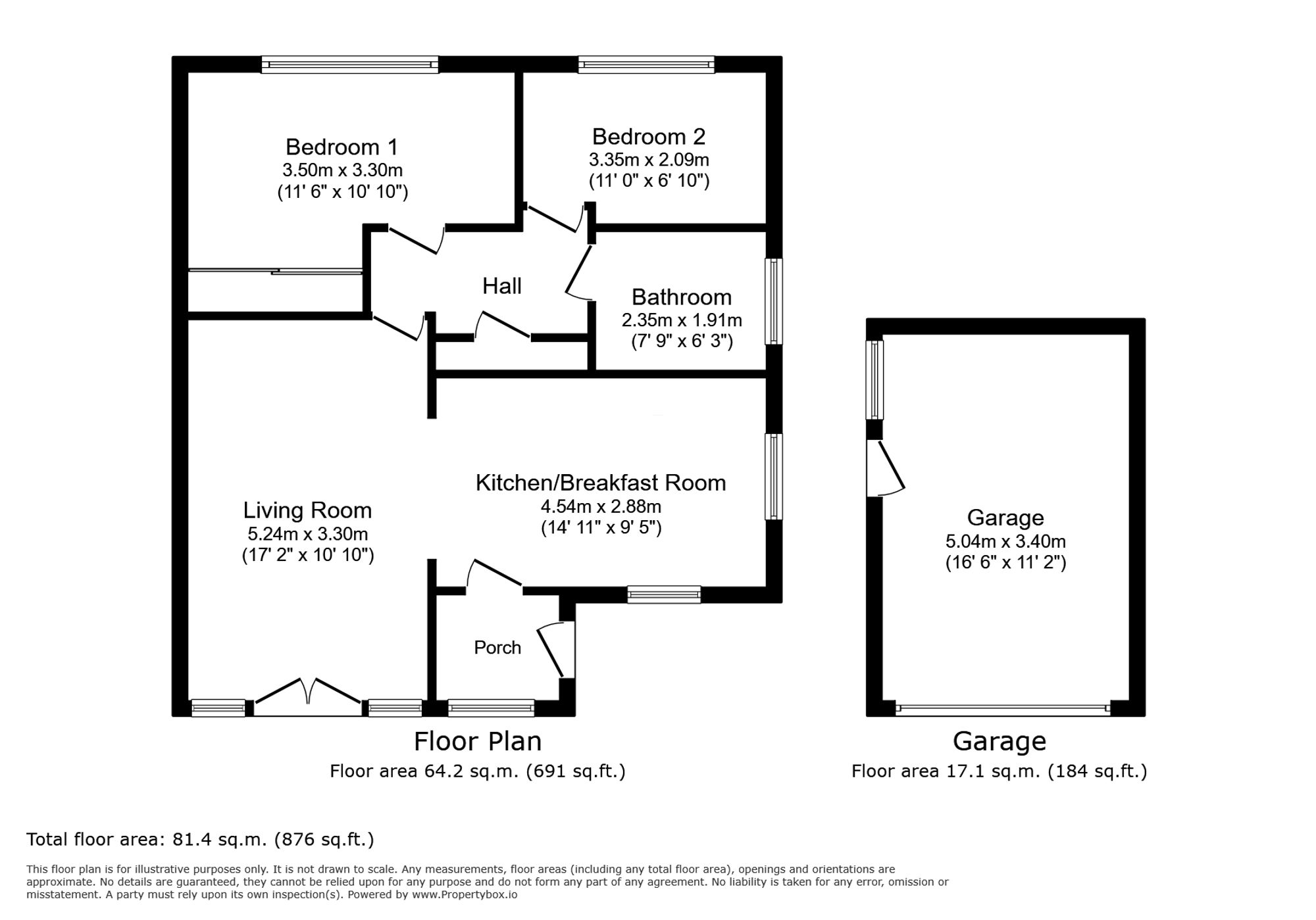 10 Vardre Park, Conwy floorplan