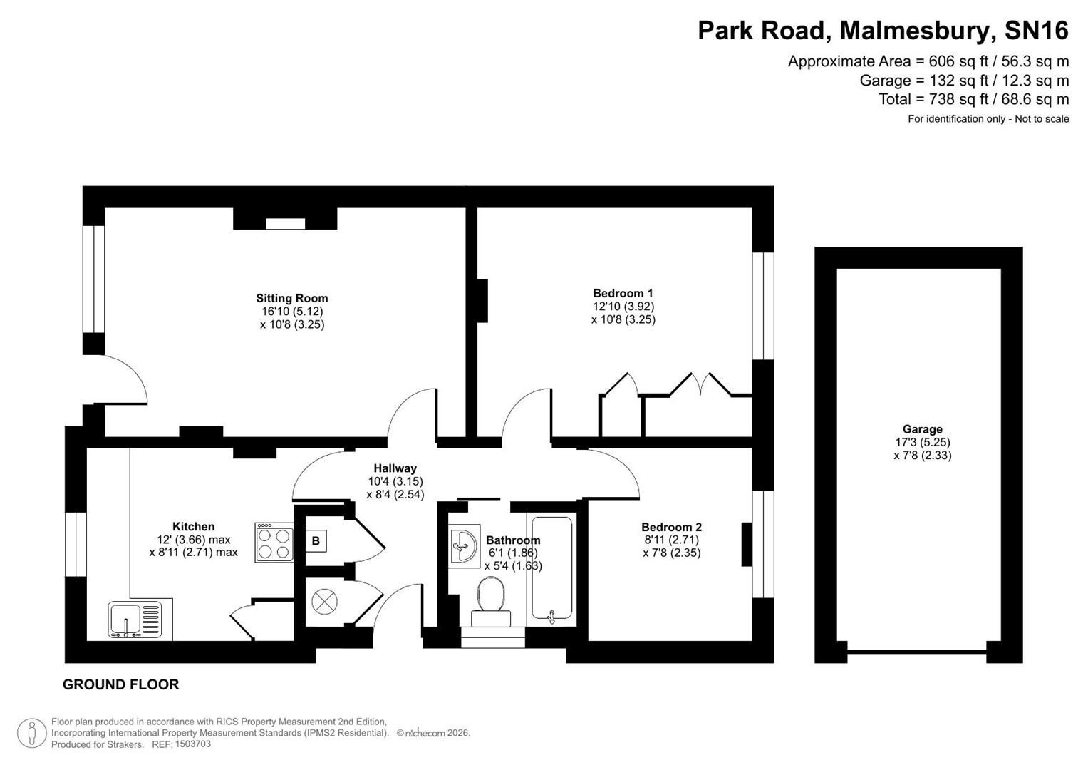 5, Park Road, Malmesbury floorplan