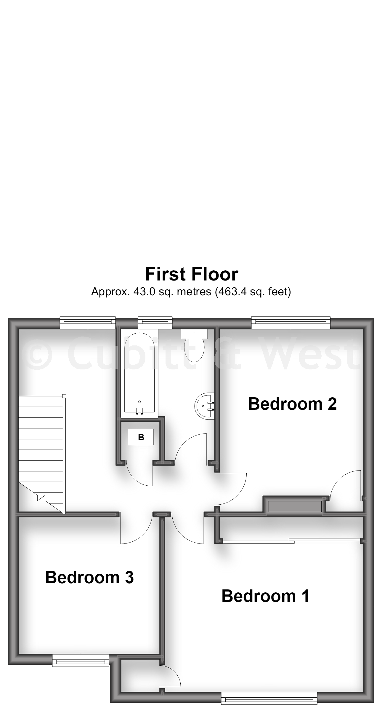 45, Downhurst Road, Ewhurst floorplan