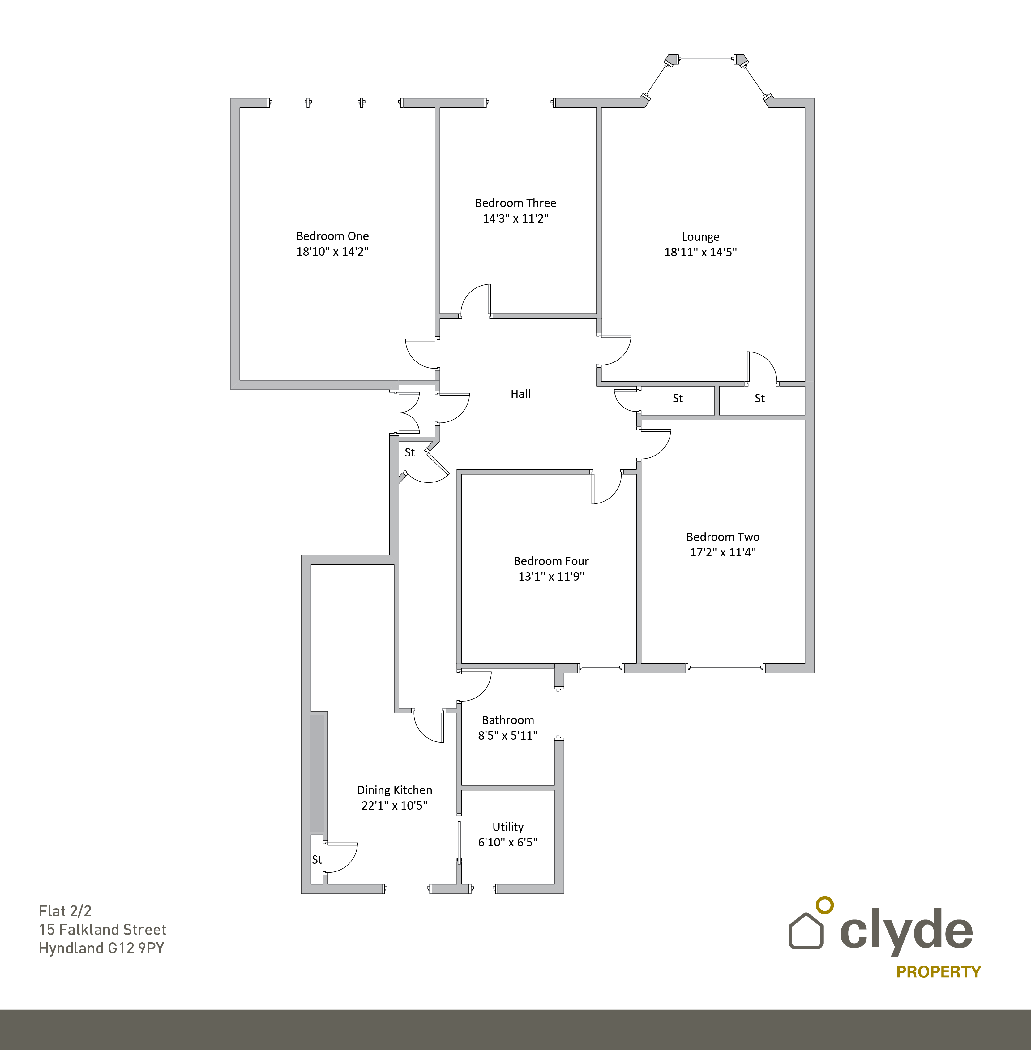 4 Bedrooms Flat for sale in Falkland Street, Flat 2/2, Hyndland, Glasgow G12