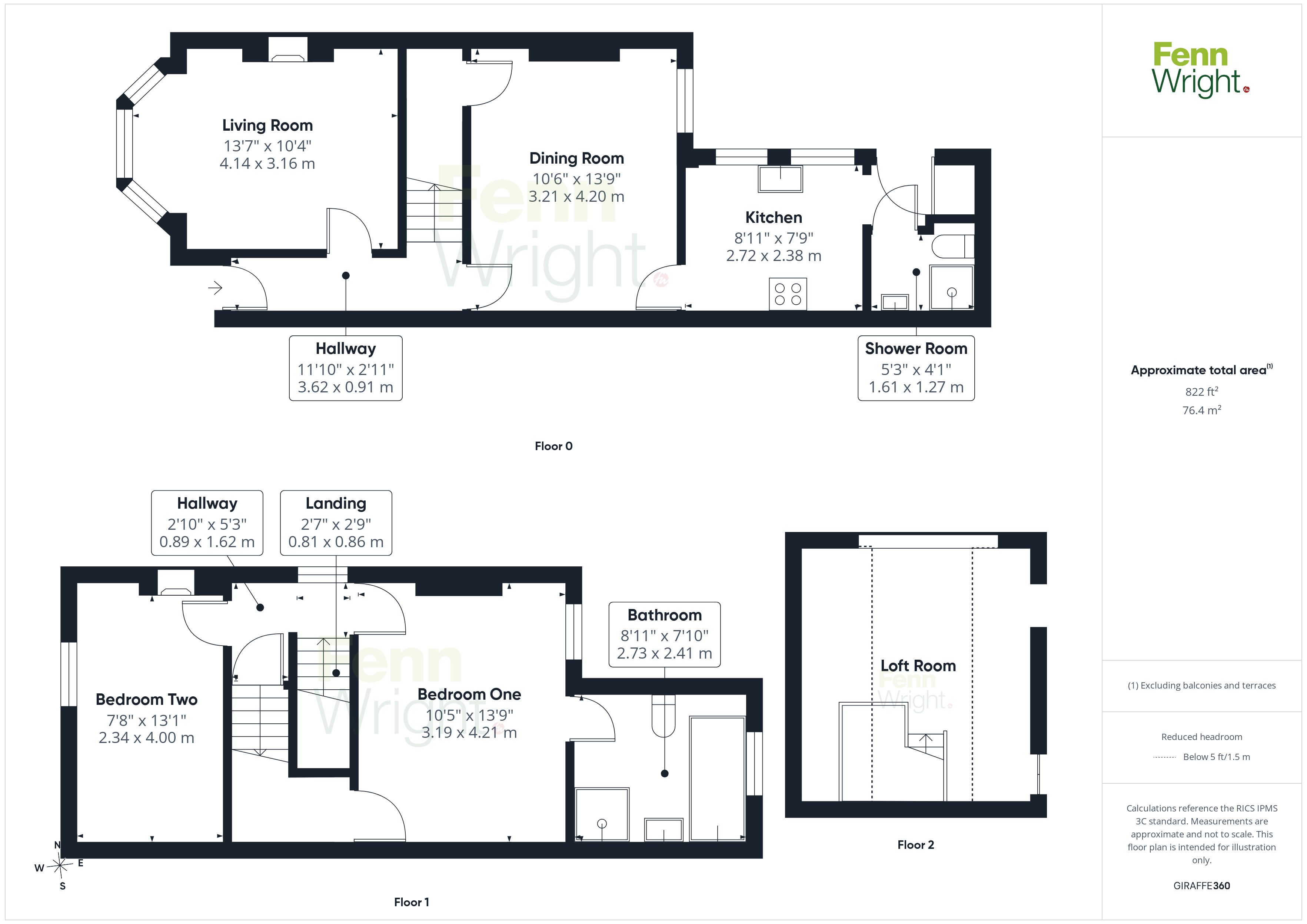 1, Rose Villas, Brantham floorplan