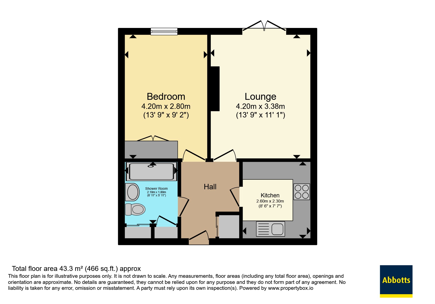 22, Kingfisher Lodge, Chelmsford floorplan