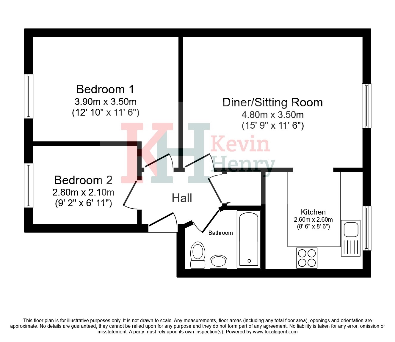 90, Ross Close, Saffron Walden floorplan