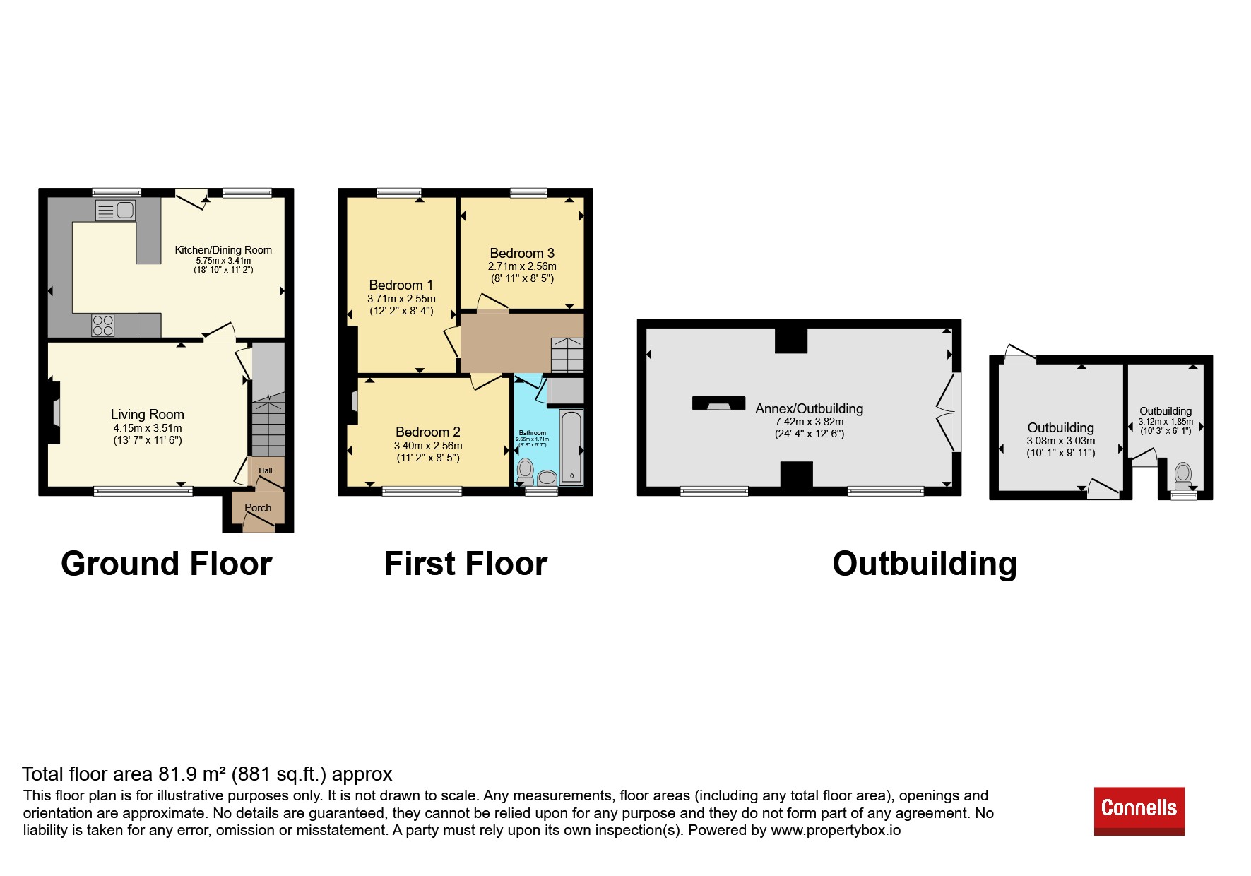 7, Talbothayes Cottages, Dorchester floorplan