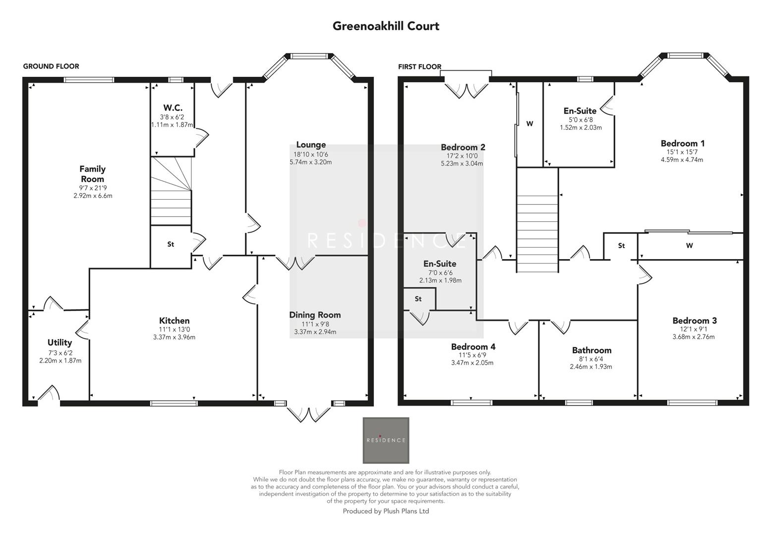 52, Greenoakhill Court, Glasgow floorplan