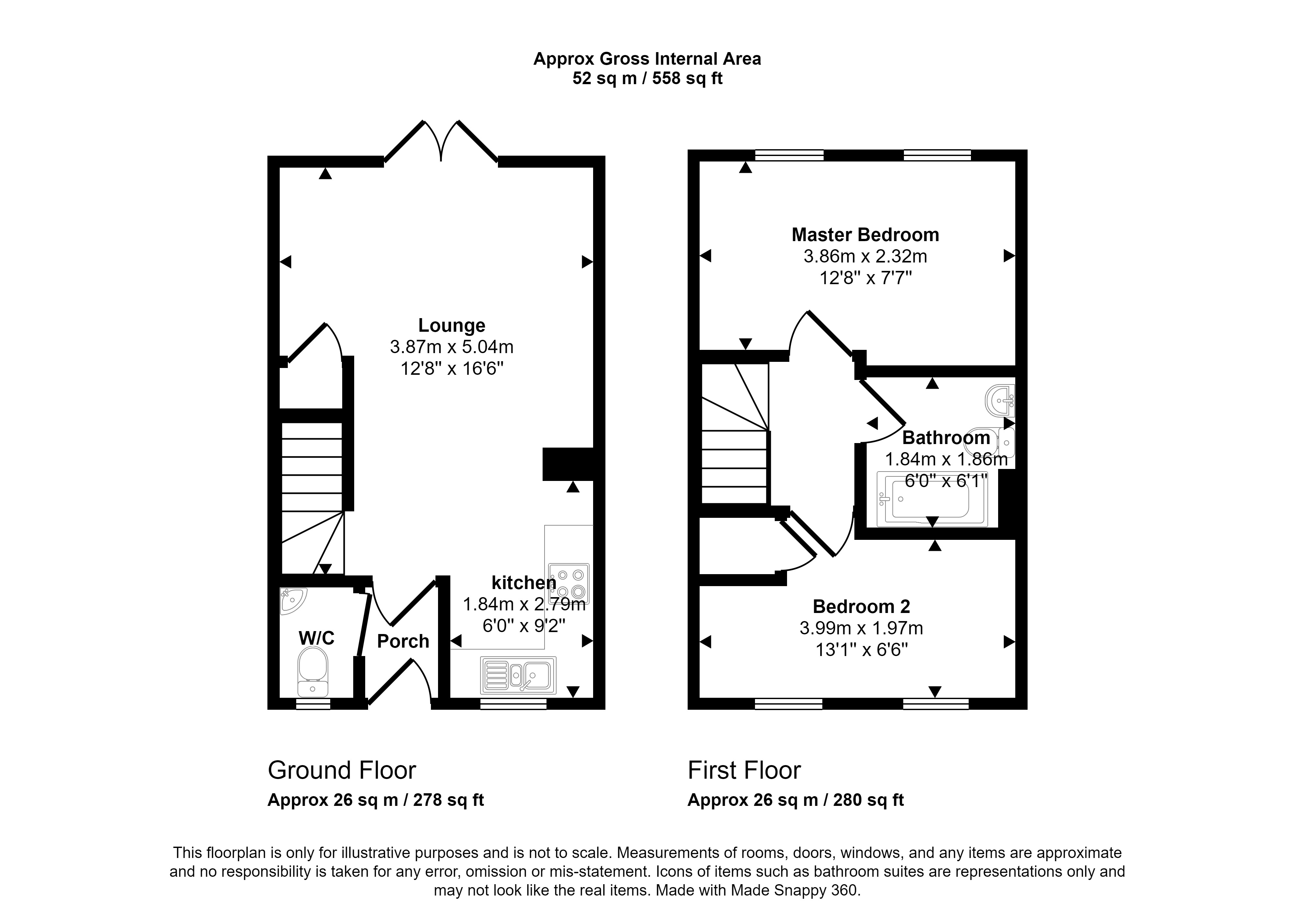 94, Pickering Drive, Blaydon-on-Tyne floorplan