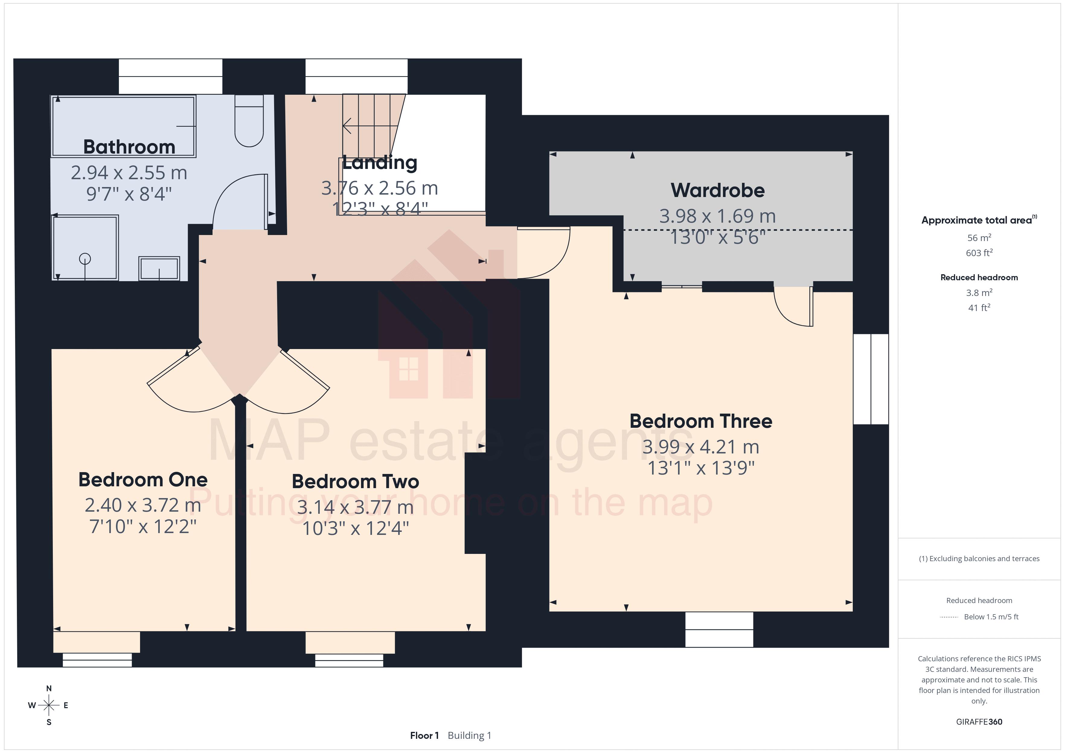 2, Chapel Villas, Truro floorplan