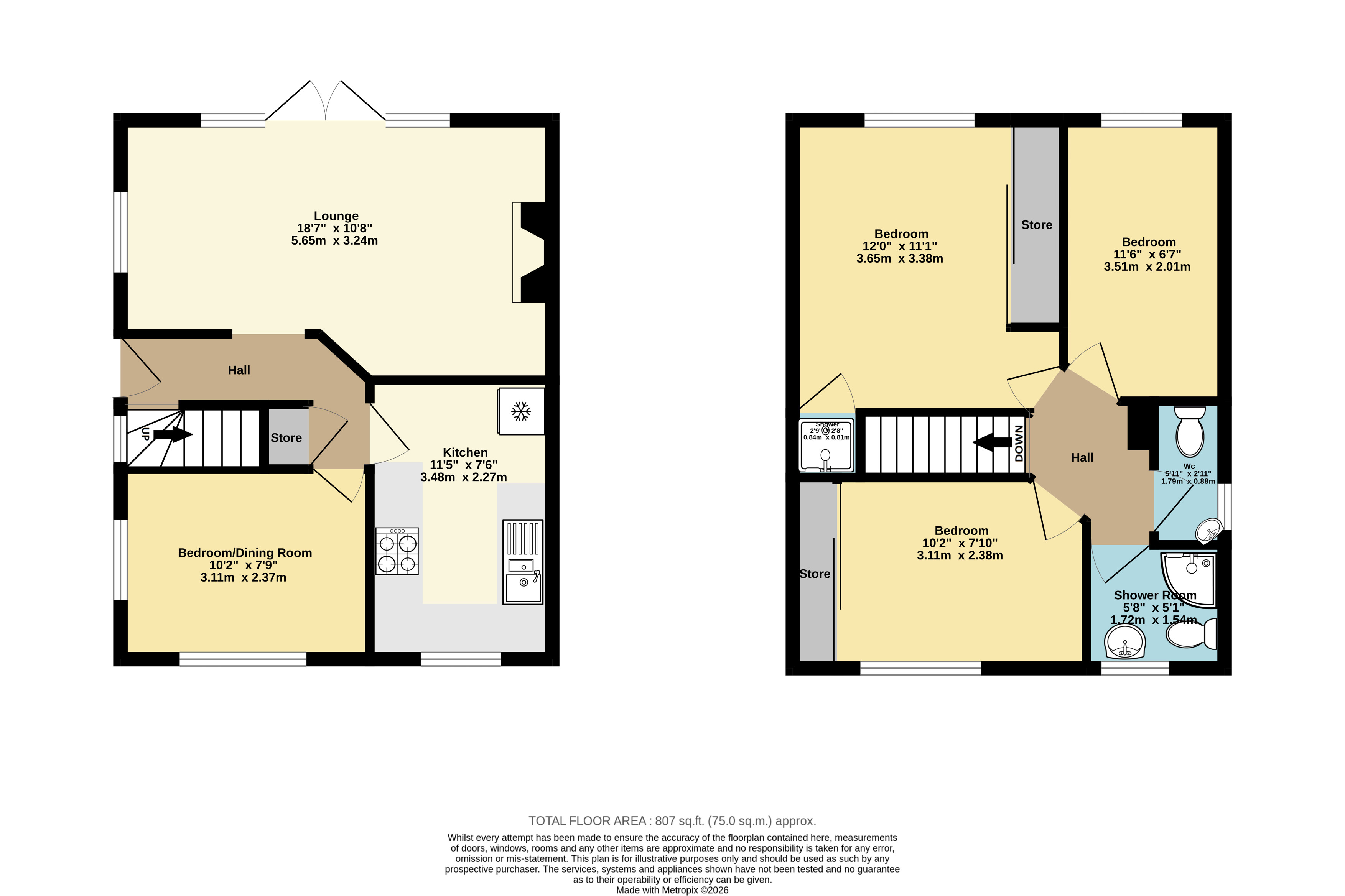 1, Cherry Drive, Kent floorplan