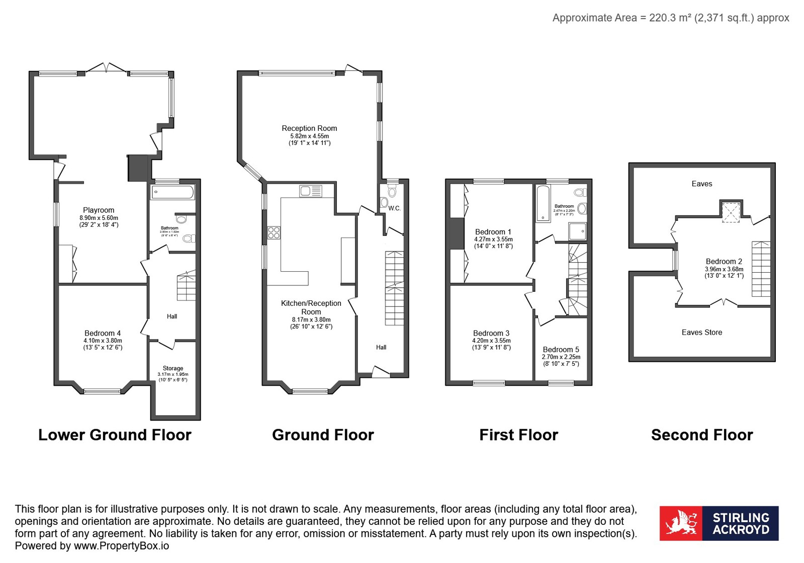 40, Charlwood Road, London floorplan