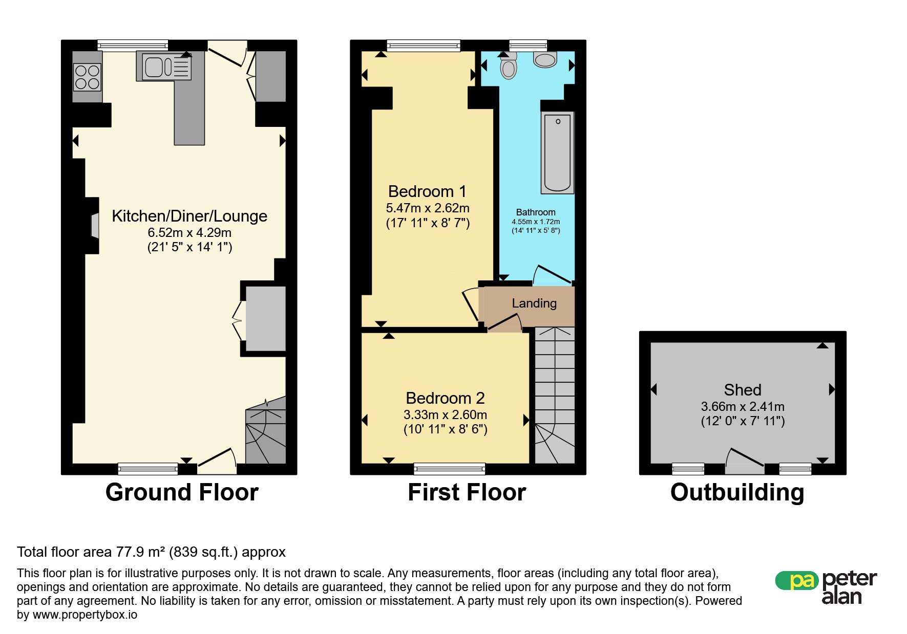 33, Lyons Place, Neath floorplan