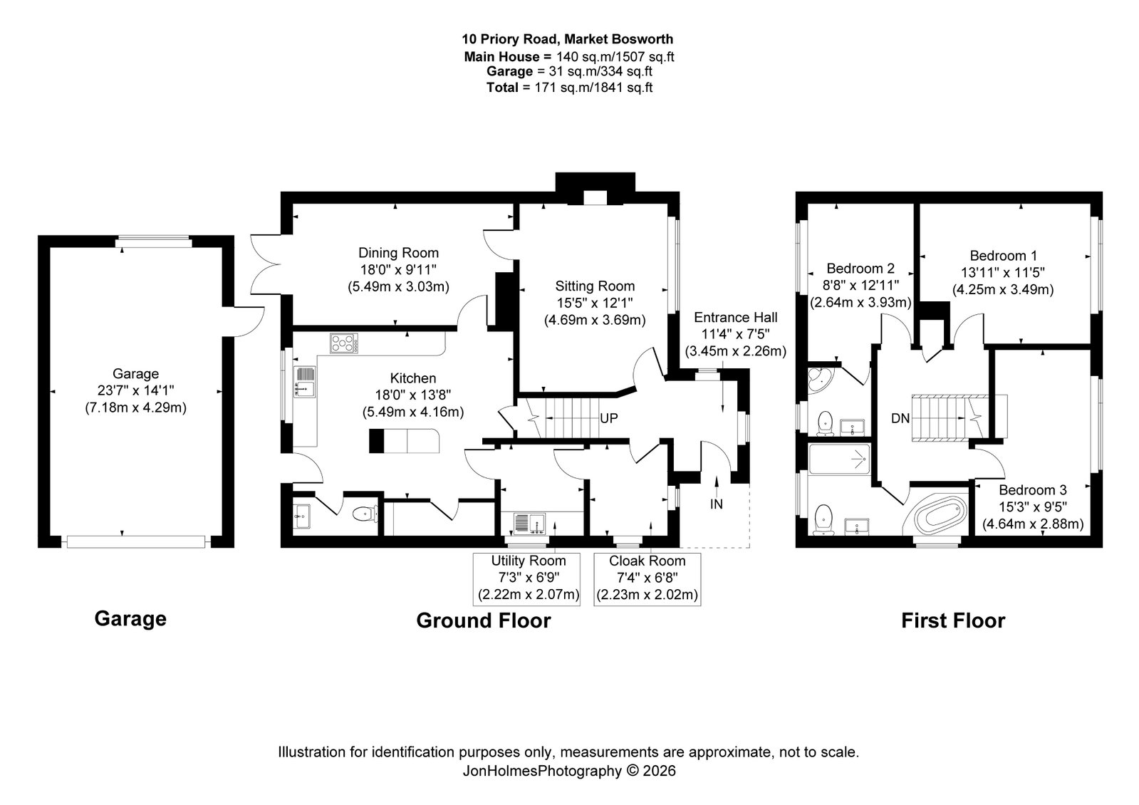 10, Priory Road, Nuneaton floorplan