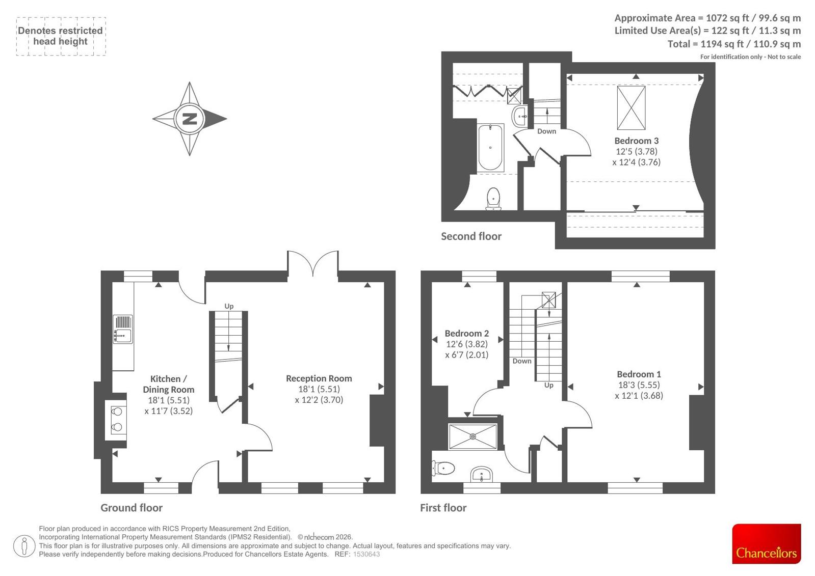 College Row, Witney floorplan