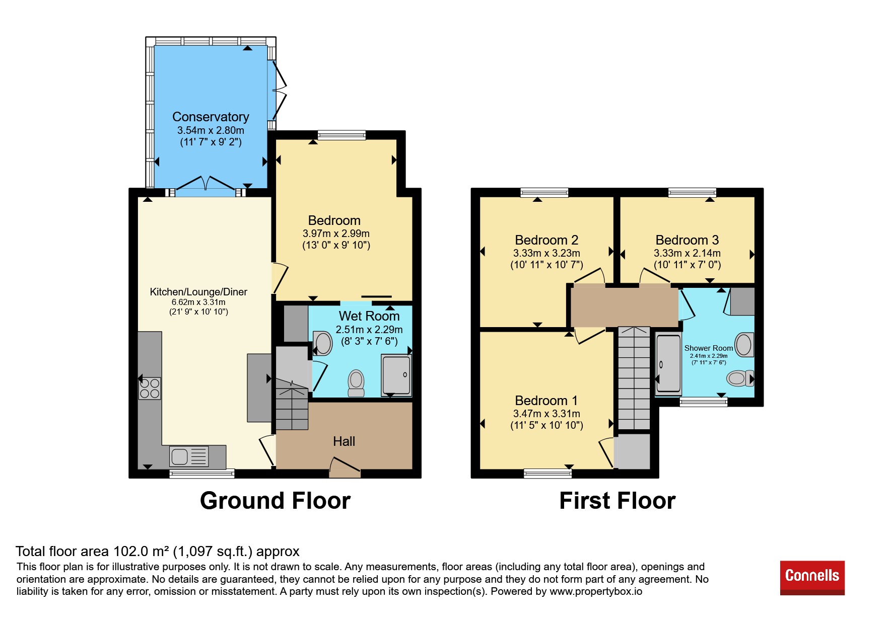 69, Peartree Way, Stevenage floorplan