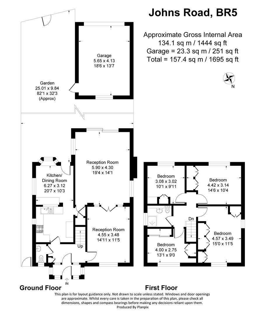 57, St. Johns Road, Orpington floorplan