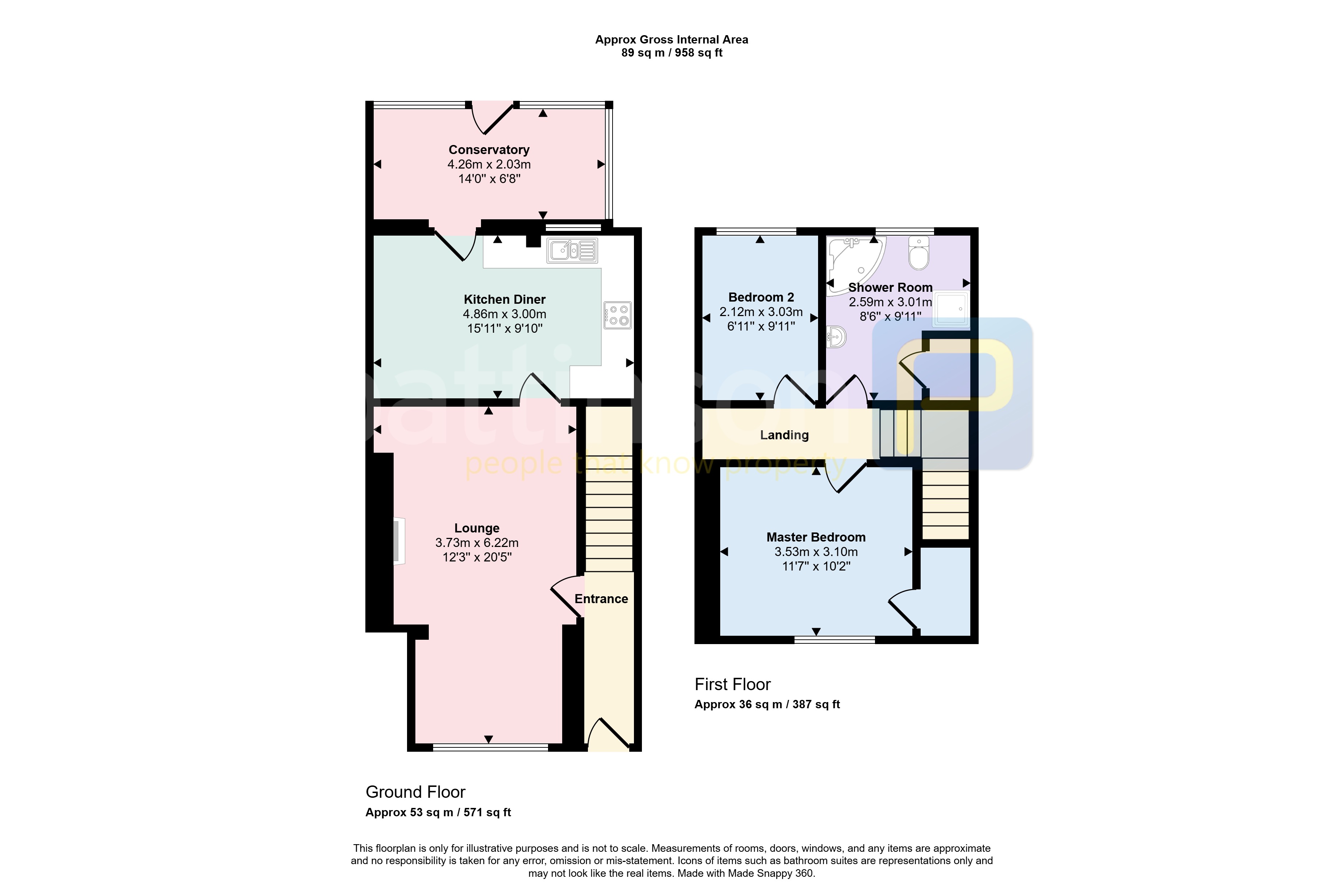 56, Westcott Road, South Shields floorplan