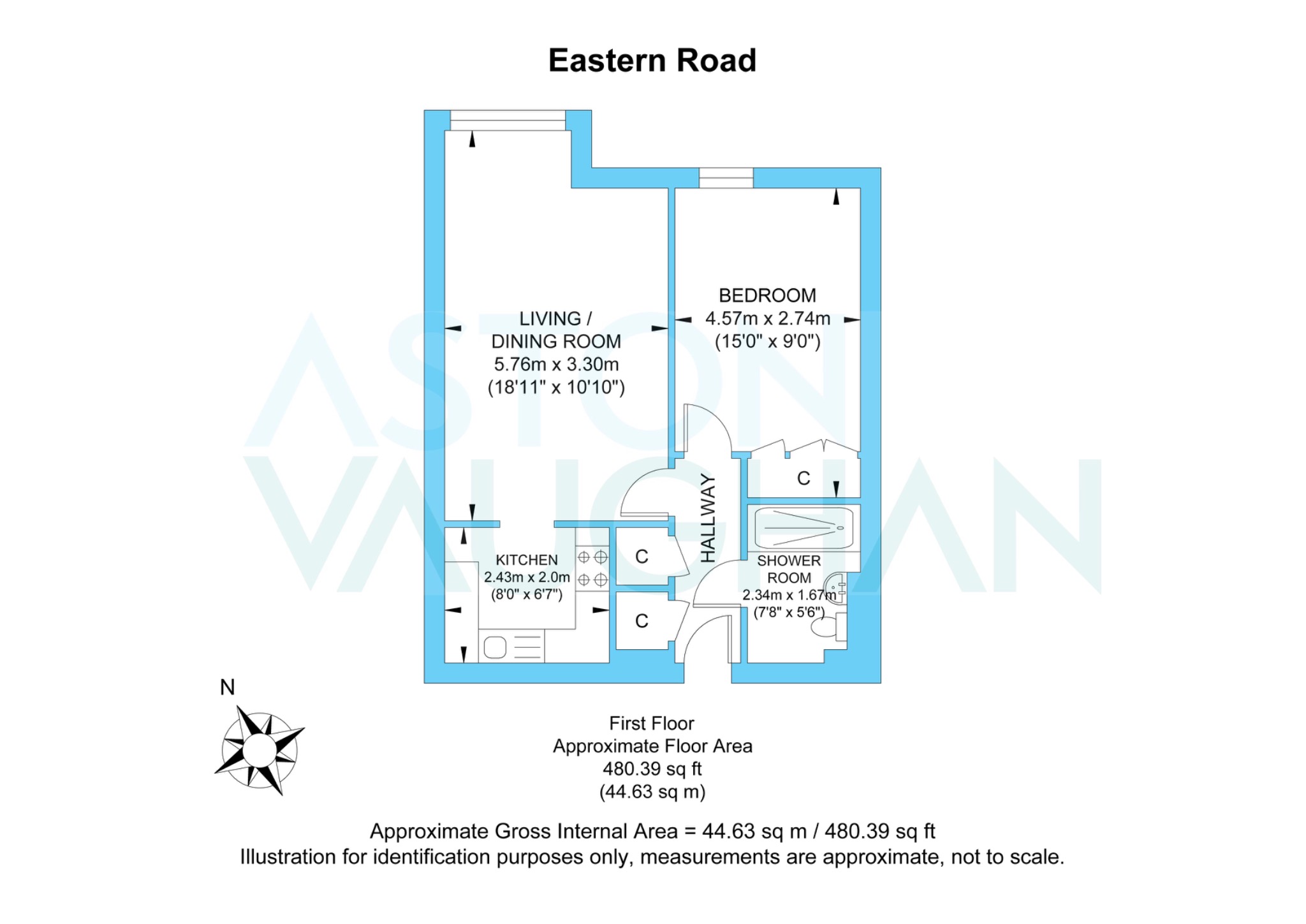 Flat 10, College Court, Brighton floorplan