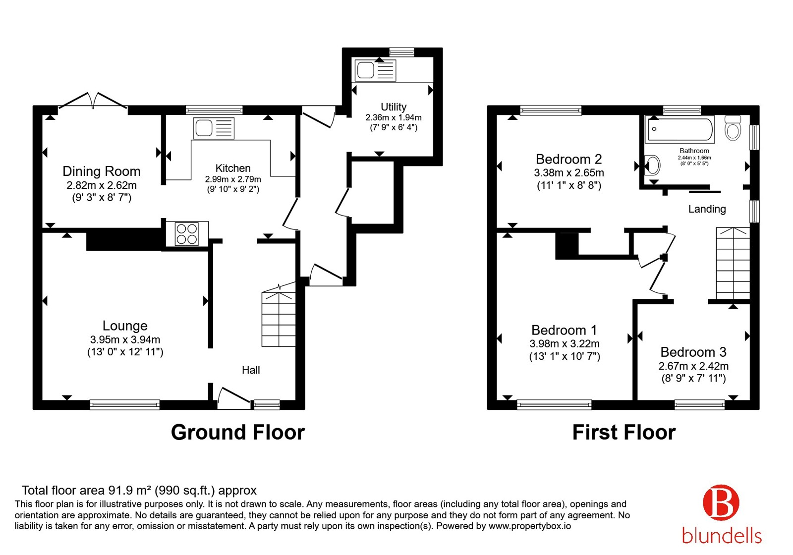 44, Everingham Road, South Yorkshire floorplan