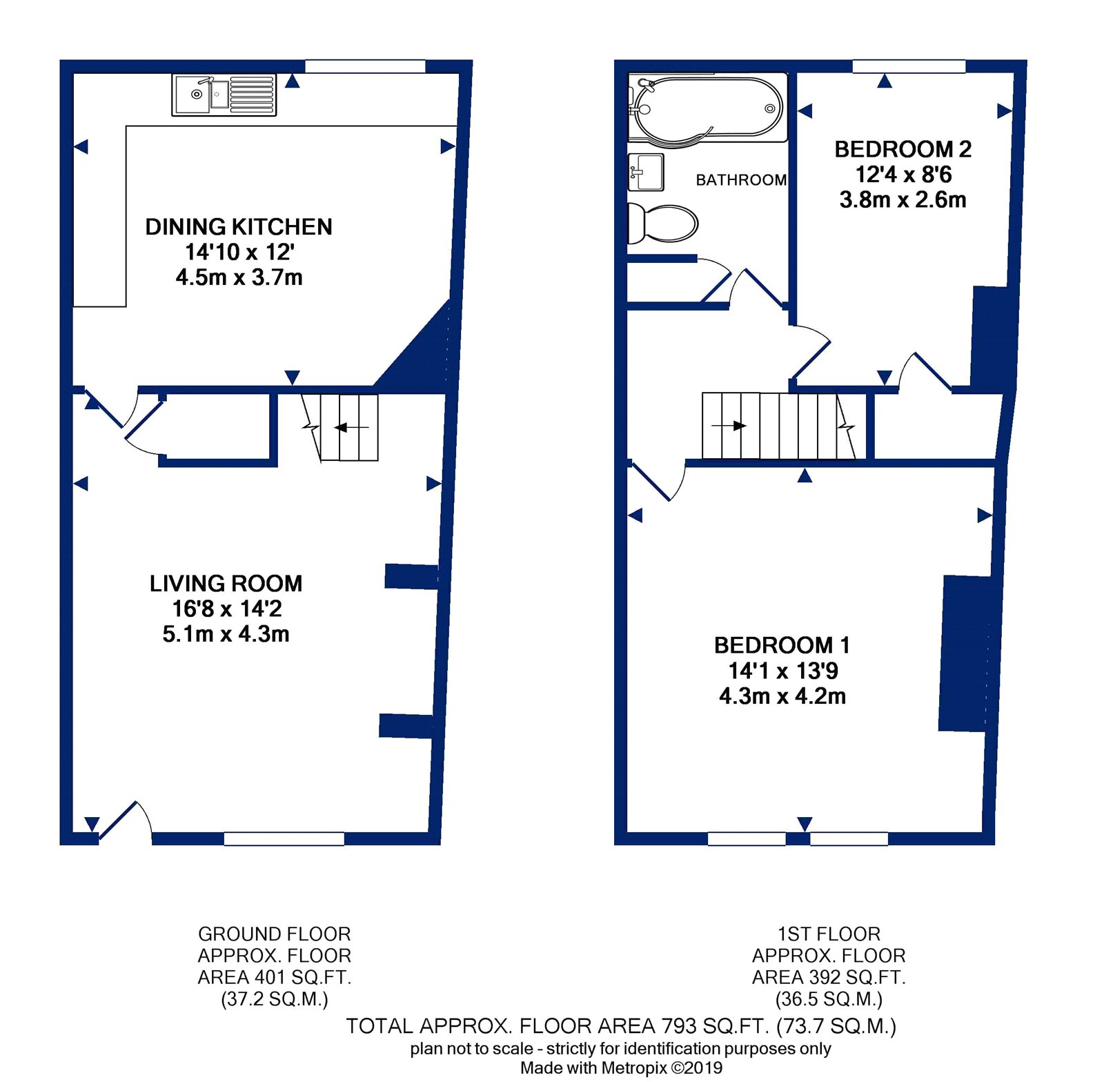 Fartown, West Yorkshire floorplan