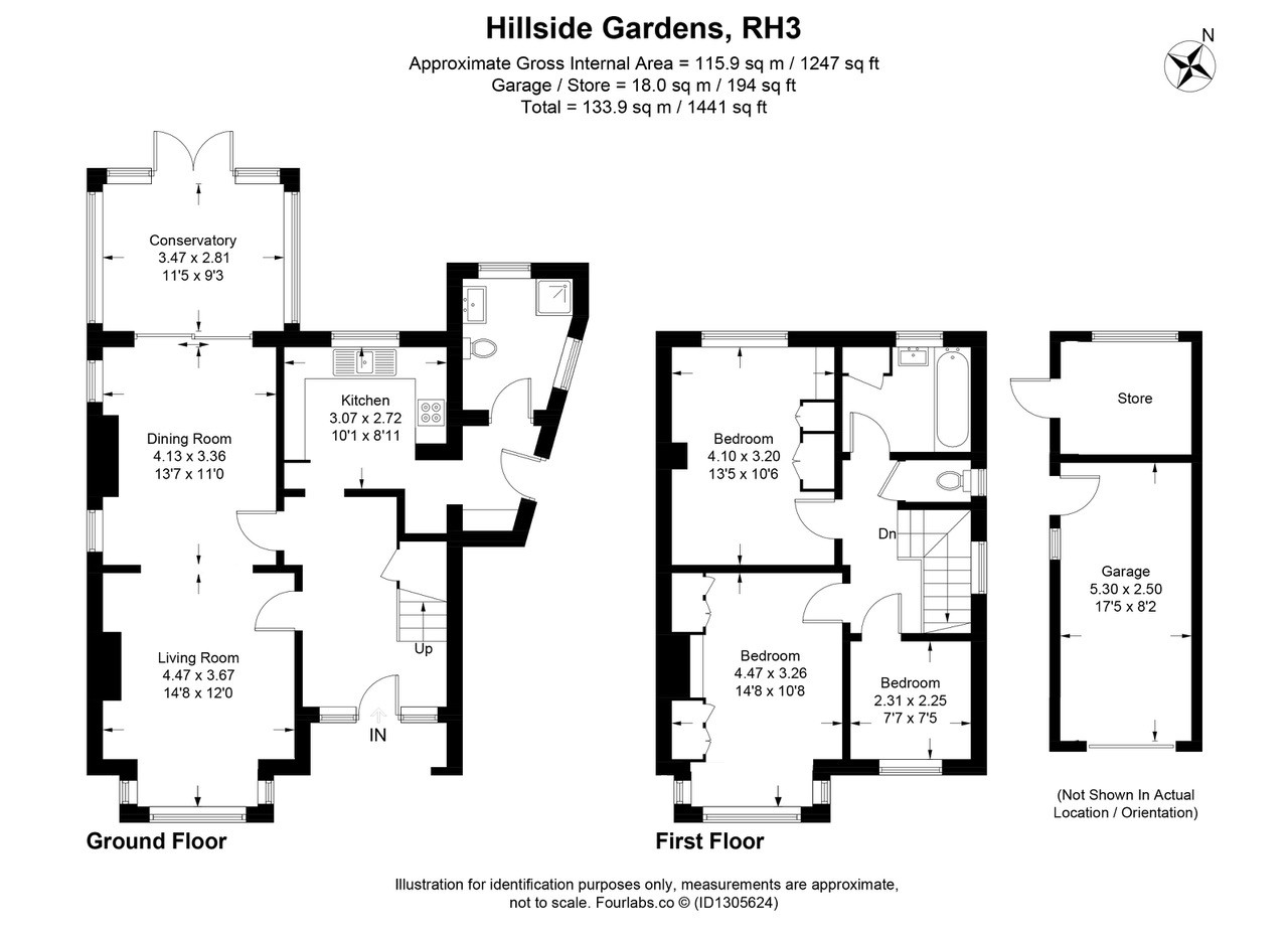 103, Hillside Gardens, Betchworth floorplan