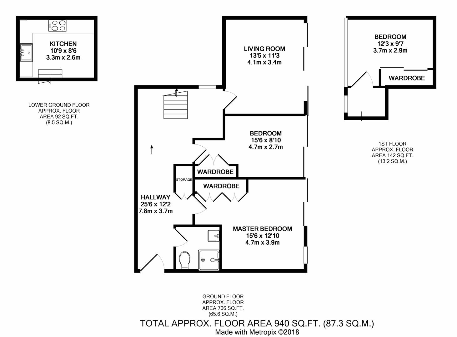 3 Bedrooms Detached house to rent in High Street, Hampton Hill, Hampton TW12