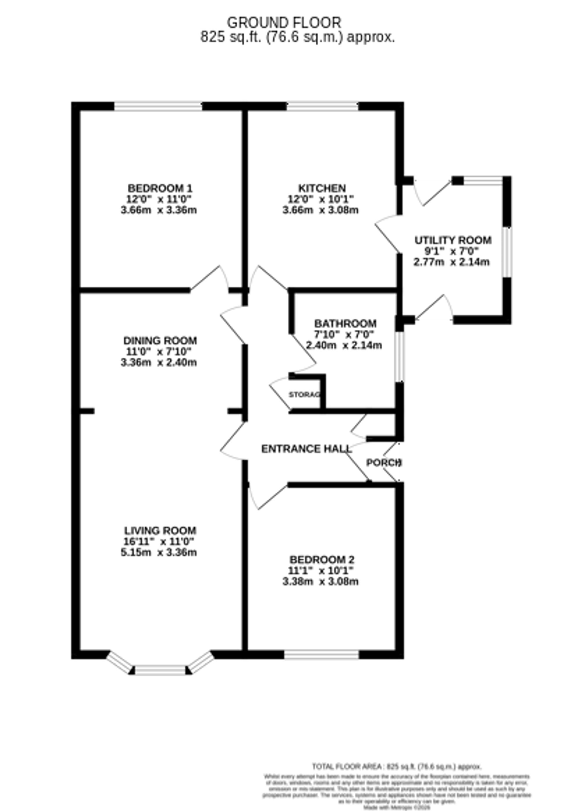 26 Lymmington Avenue, Lymm floorplan