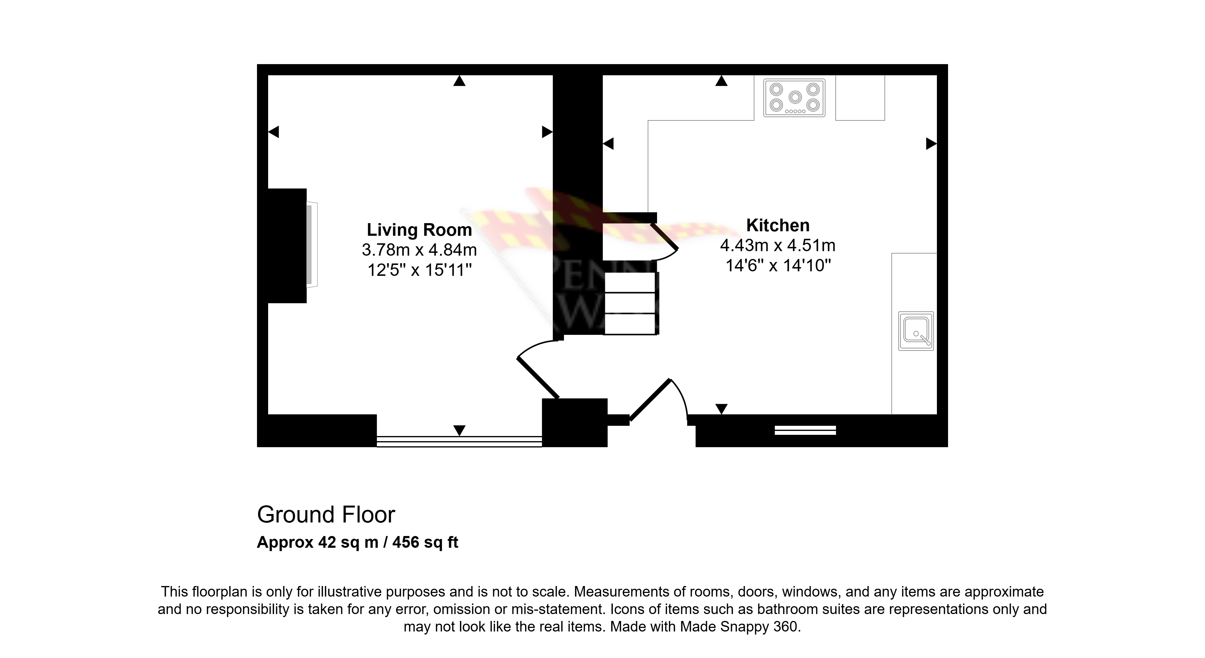 Masonic House, Kings Arms Lane, Alston floorplan