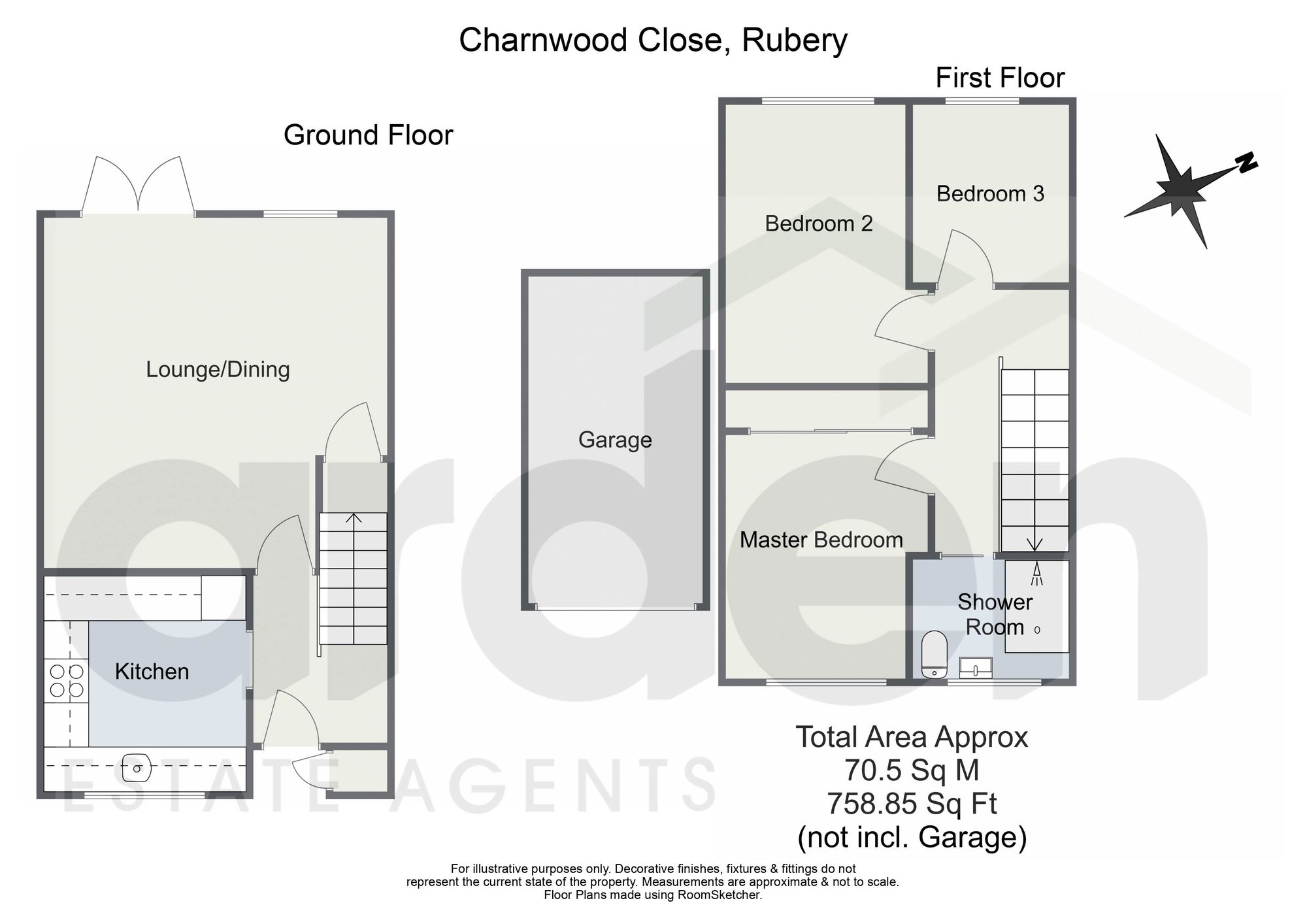 24 Charnwood Close, Birmingham floorplan