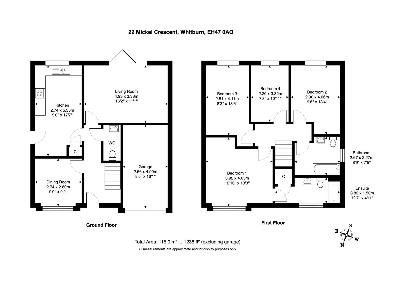 22, Mickel Crescent, Whitburn floorplan