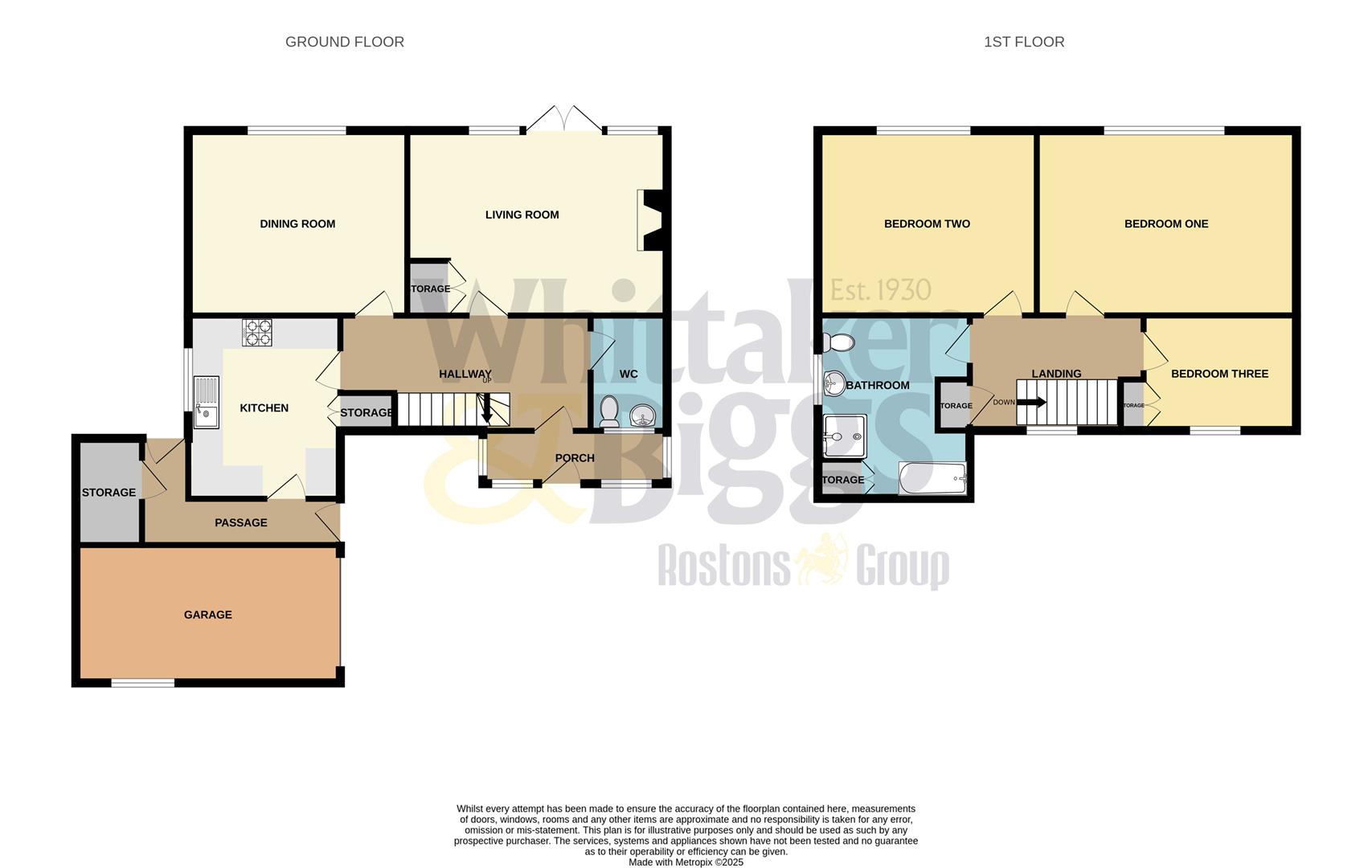 14, Springfield Close, Leek floorplan