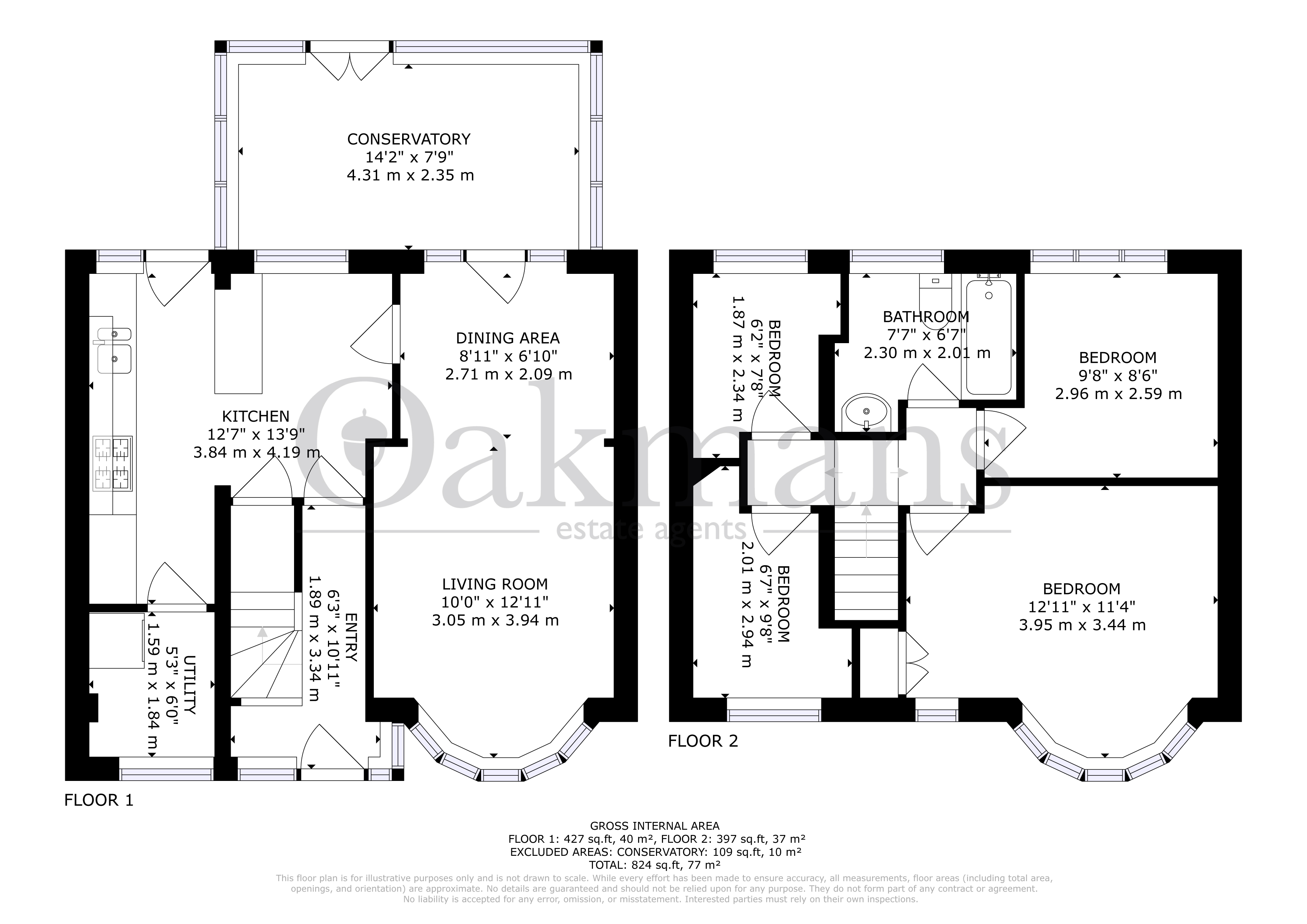 61, West Park Avenue, West Midlands floorplan