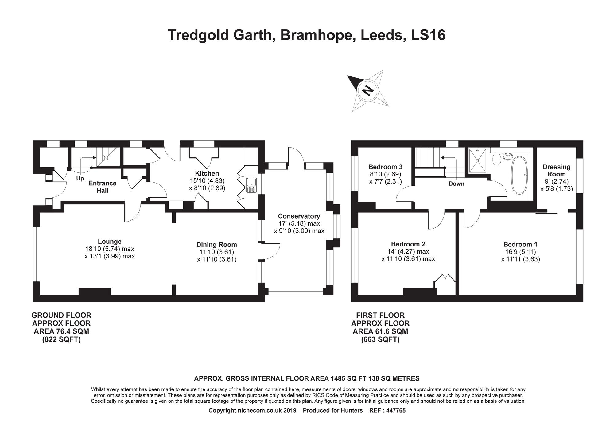 3 Bedrooms Semi-detached house for sale in Tredgold Garth, Bramhope, Leeds LS16