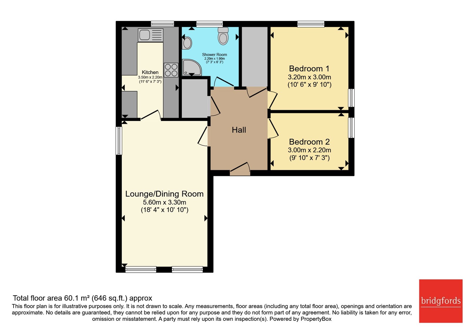 Flat 4, Parkside,, Park Road, Derbyshire floorplan