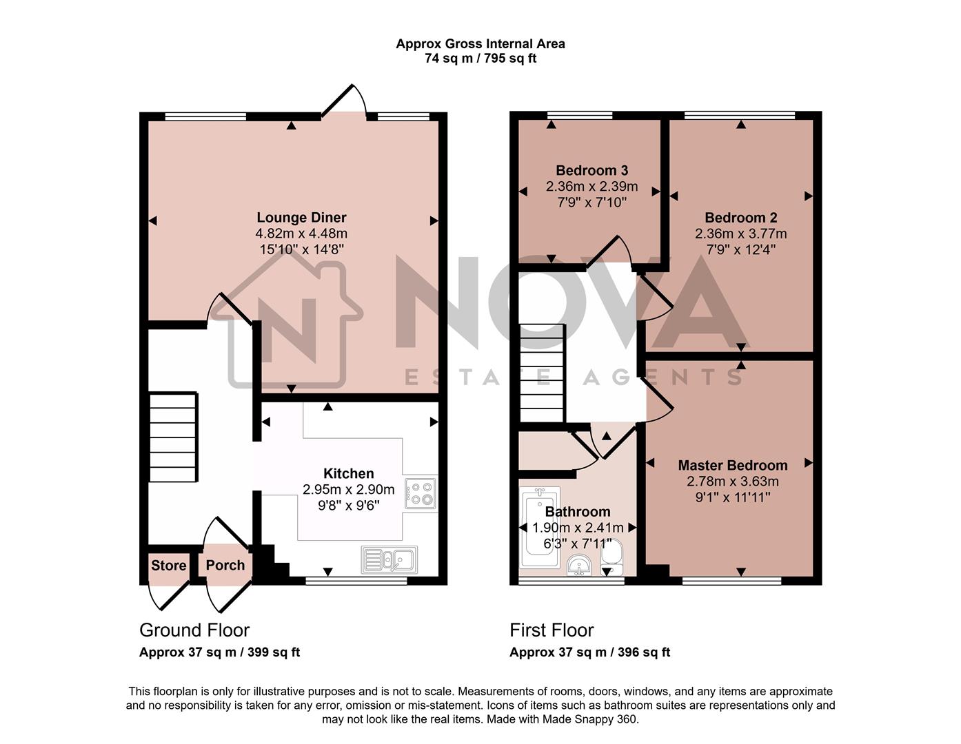 Devon Road, Luton floorplan