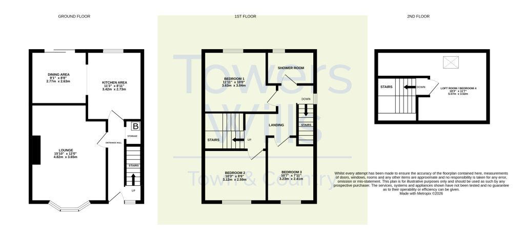 65, Monmouth Road, Yeovil floorplan
