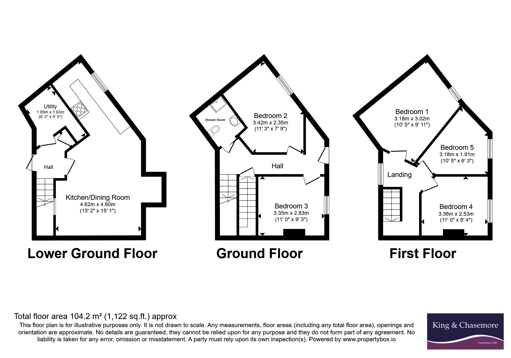 309, Queens Park Road, East Sussex floorplan