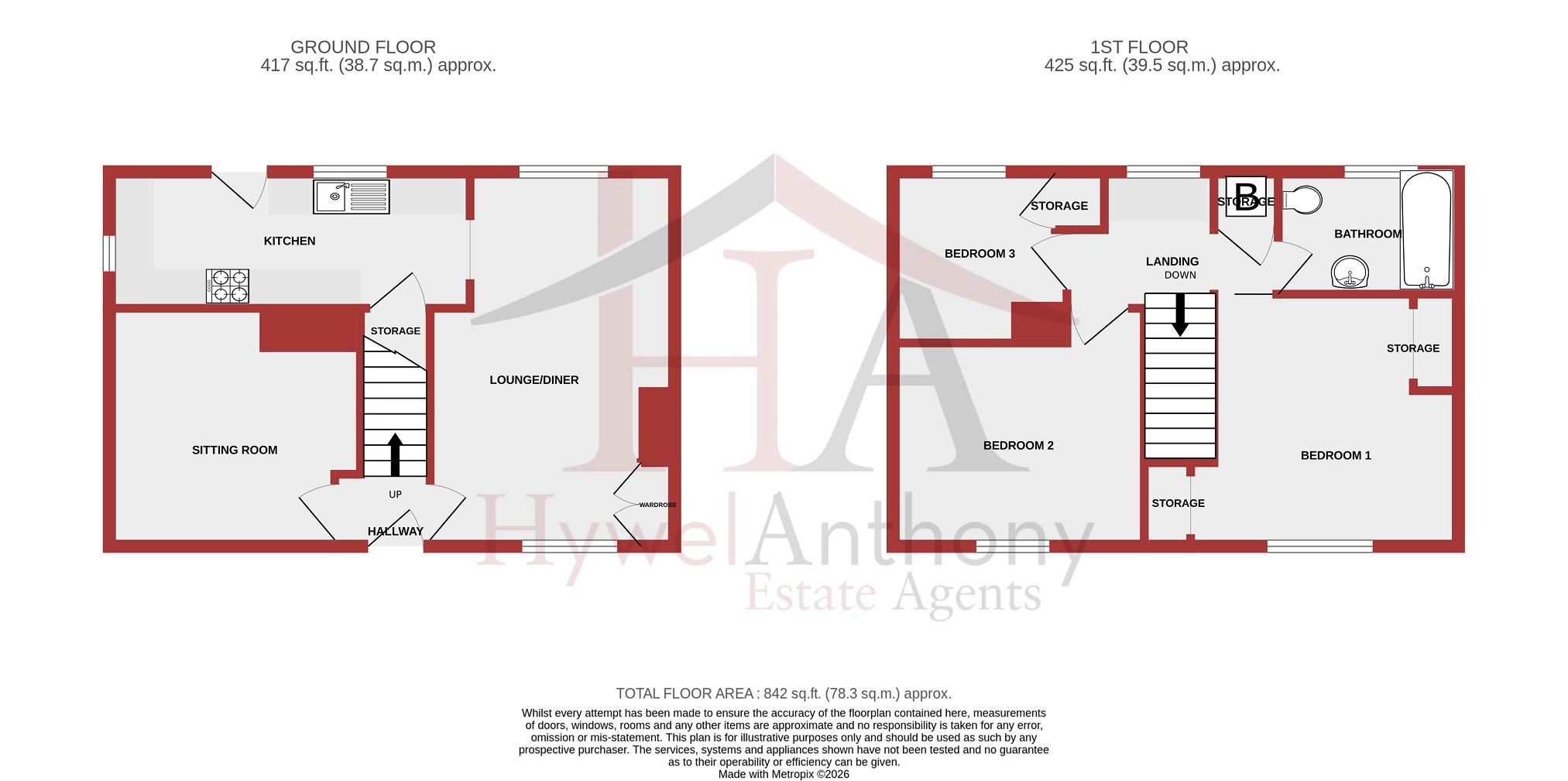 24, Beech Road, Pontyclun floorplan