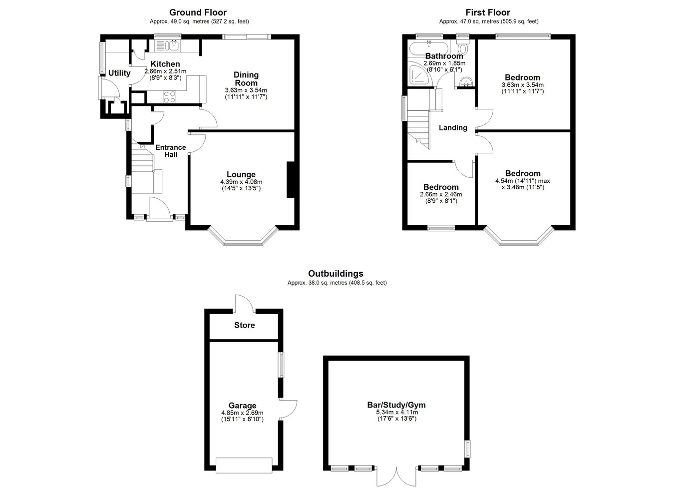 296, Dover Road, Folkestone floorplan