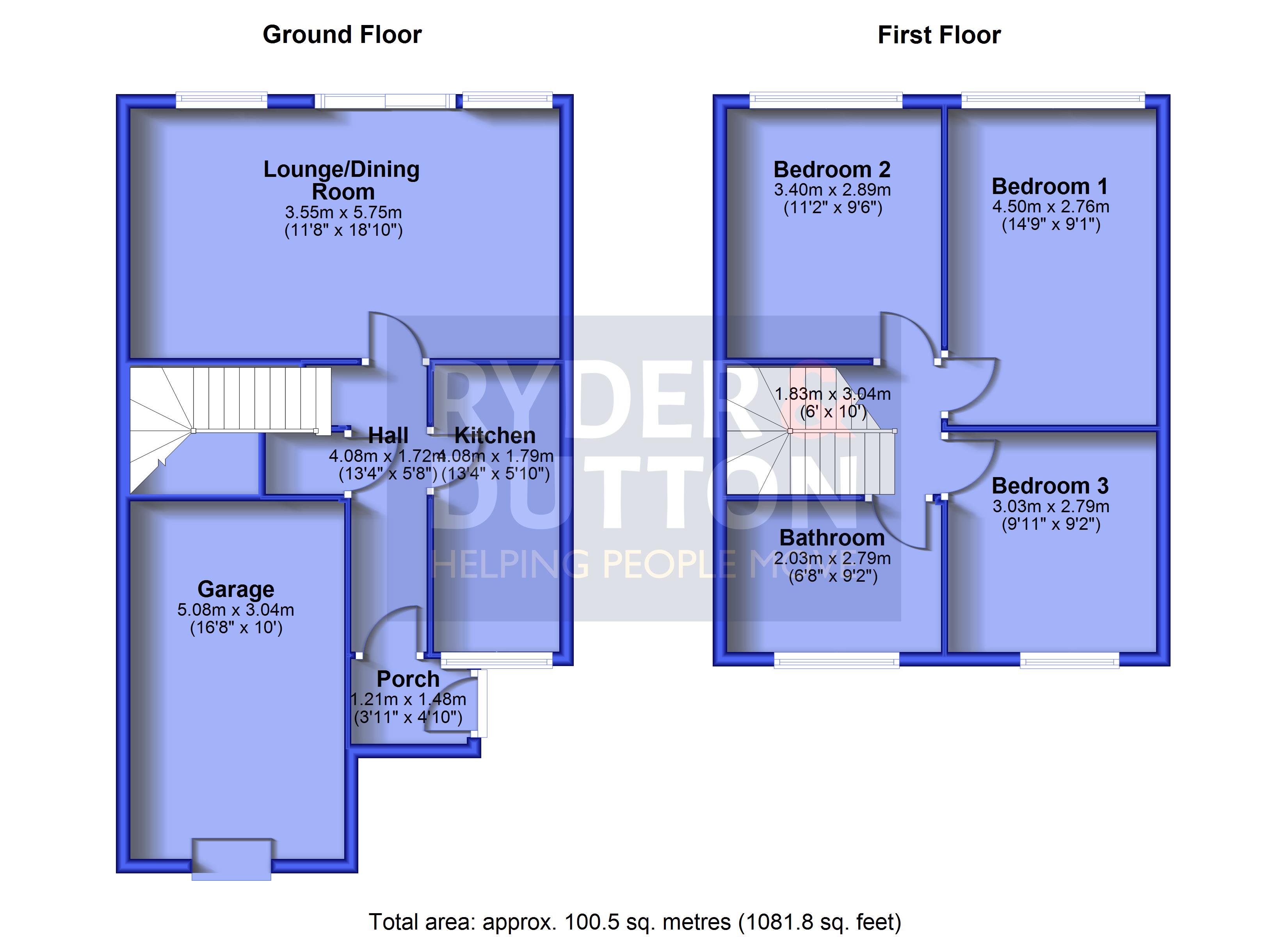 56, The Fairway, Greater Manchester floorplan