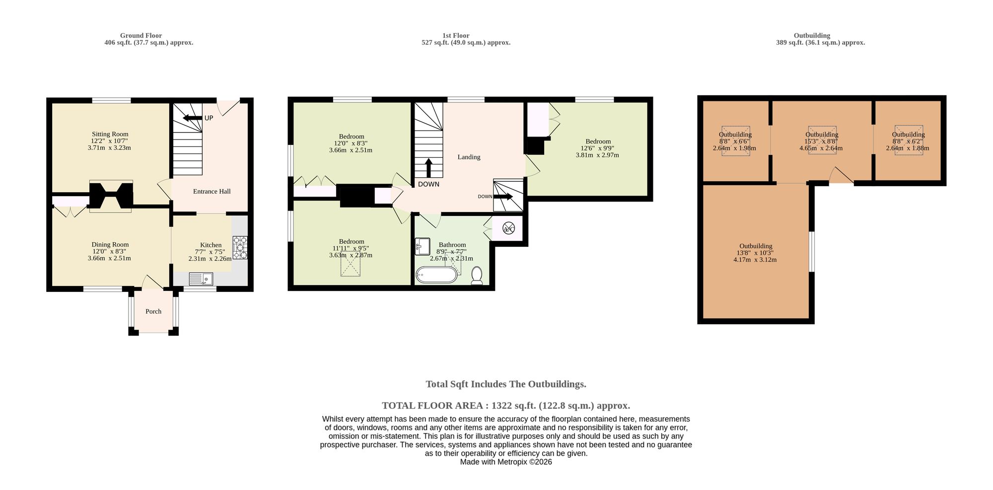 57 Yarmouth Road, North Walsham floorplan